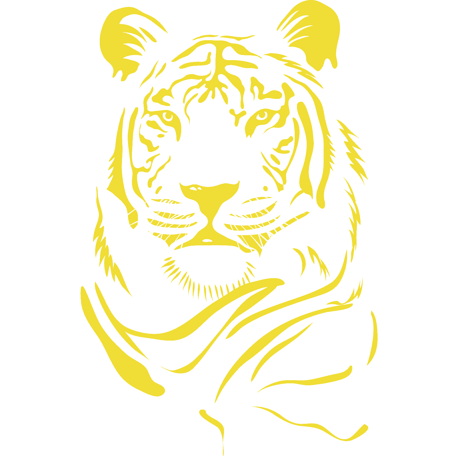 Tiger Head Animal Big Cat Wall Sticker Decal Transfer Design Home Matt Vinyl España - Imagen 13 de 36