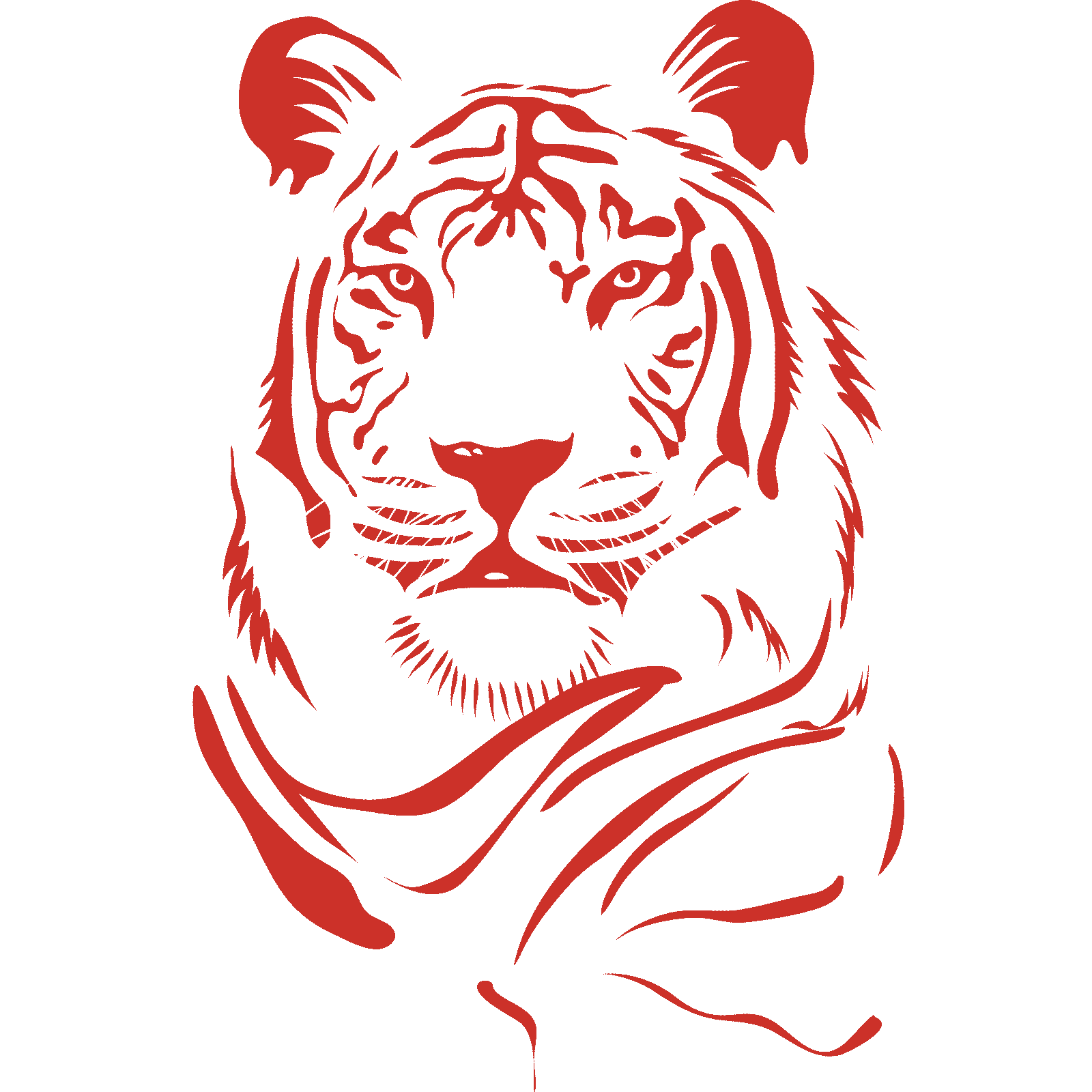 Tiger Head Animal Big Cat Wall Sticker Decal Transfer Design Home Matt Vinyl España - Imagen 15 de 36