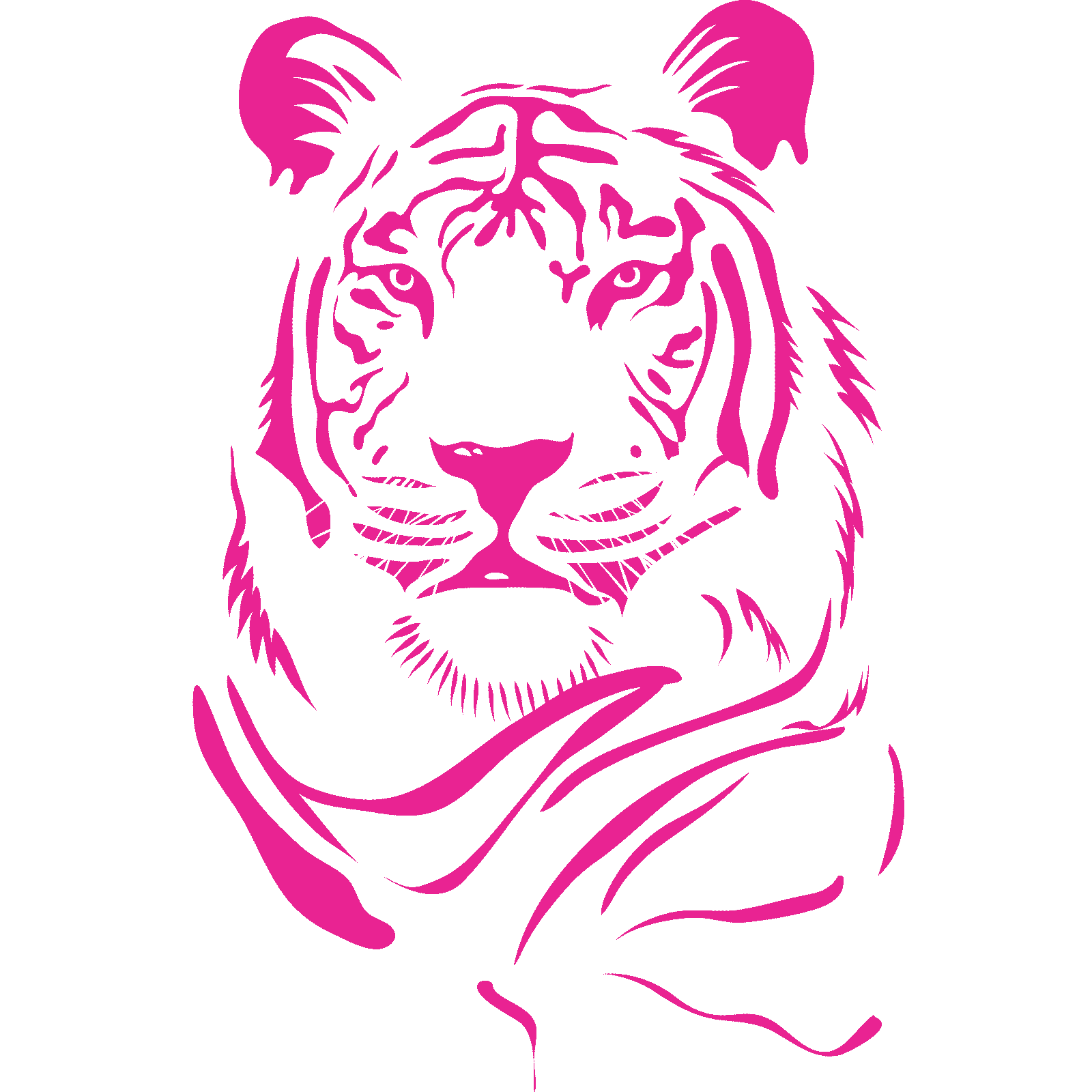 Tiger Head Animal Big Cat Wall Sticker Decal Transfer Design Home Matt Vinyl España - Imagen 18 de 36
