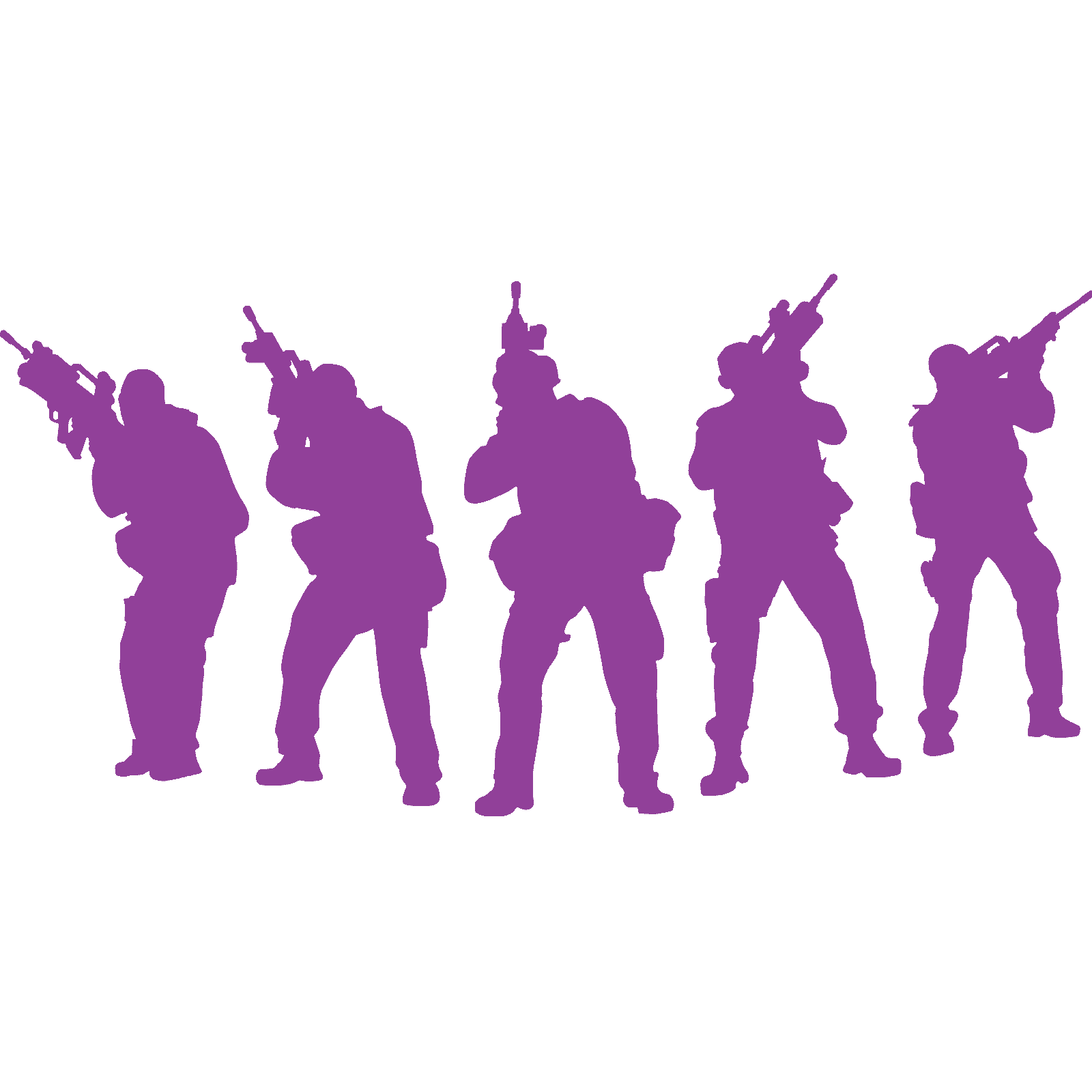 Army Soldiers Above Military Wall Sticker Decal Transfer Kids Home Matt Vinyl UK - Picture 19 of 36