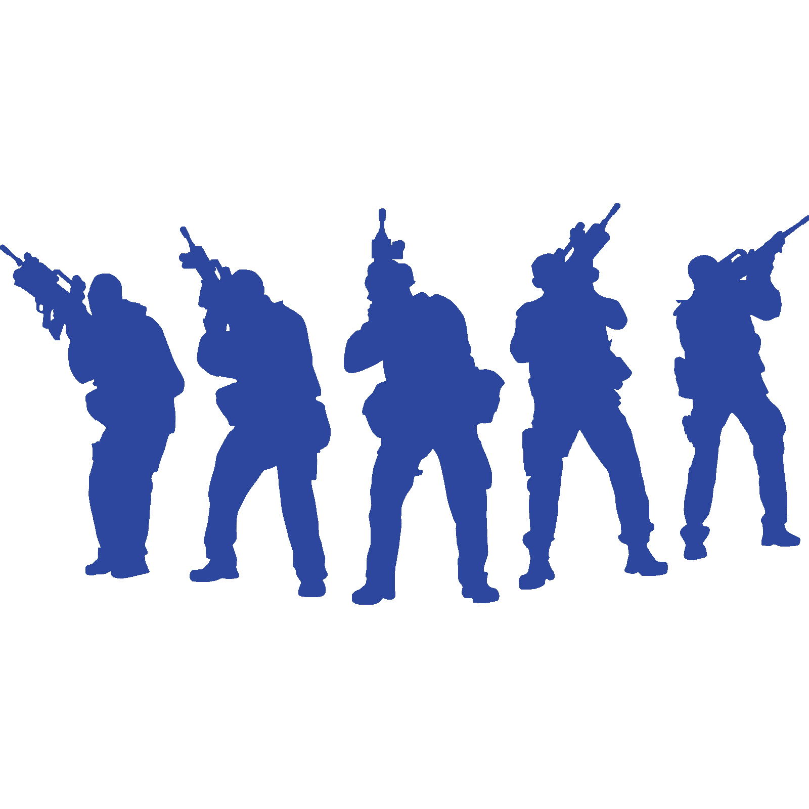 Army Soldiers Above Military Wall Sticker Decal Transfer Kids Home Matt Vinyl UK - Picture 21 of 36