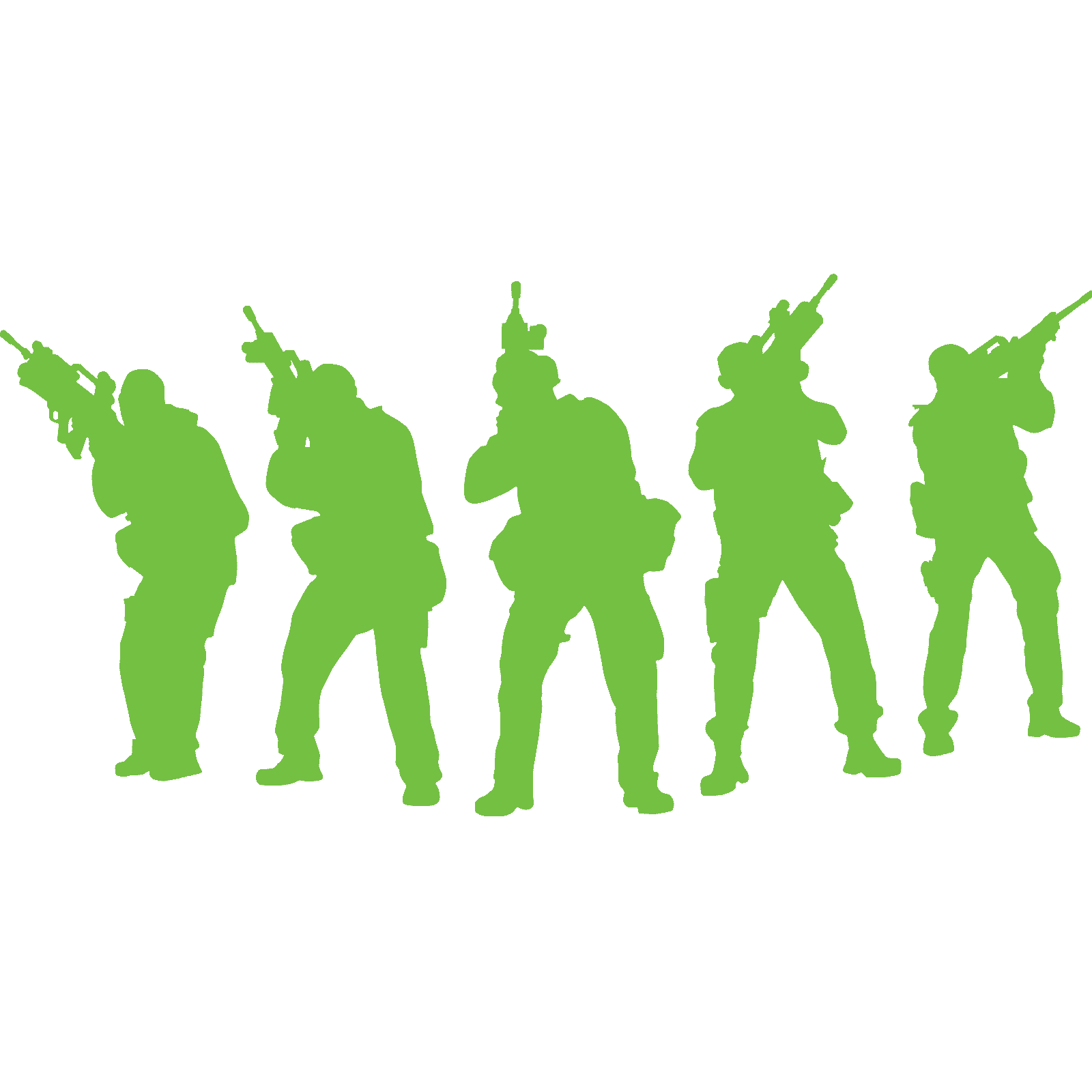 Army Soldiers Above Military Wall Sticker Decal Transfer Kids Home Matt Vinyl UK - Picture 27 of 36