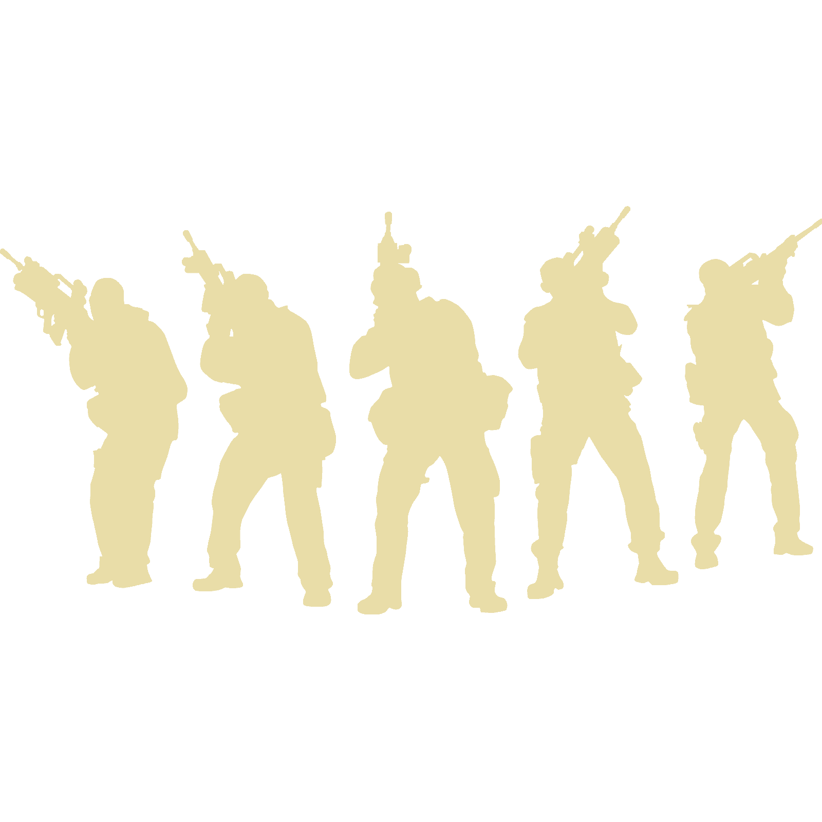 Army Soldiers Above Military Wall Sticker Decal Transfer Kids Home Matt Vinyl UK - Picture 30 of 36