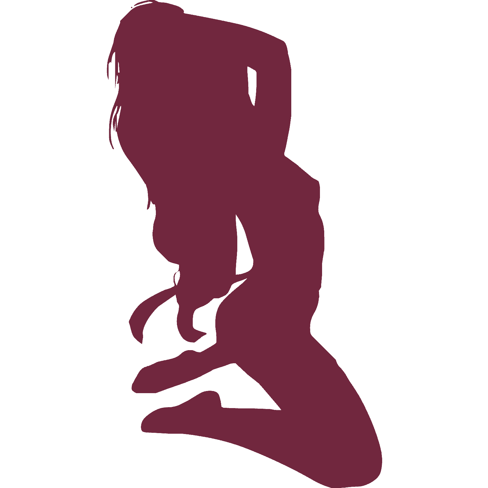Sexy Lady Posing Wall Sticker Decal Transfer Bedroom Home Design Matt Vinyl UK - Picture 16 of 36