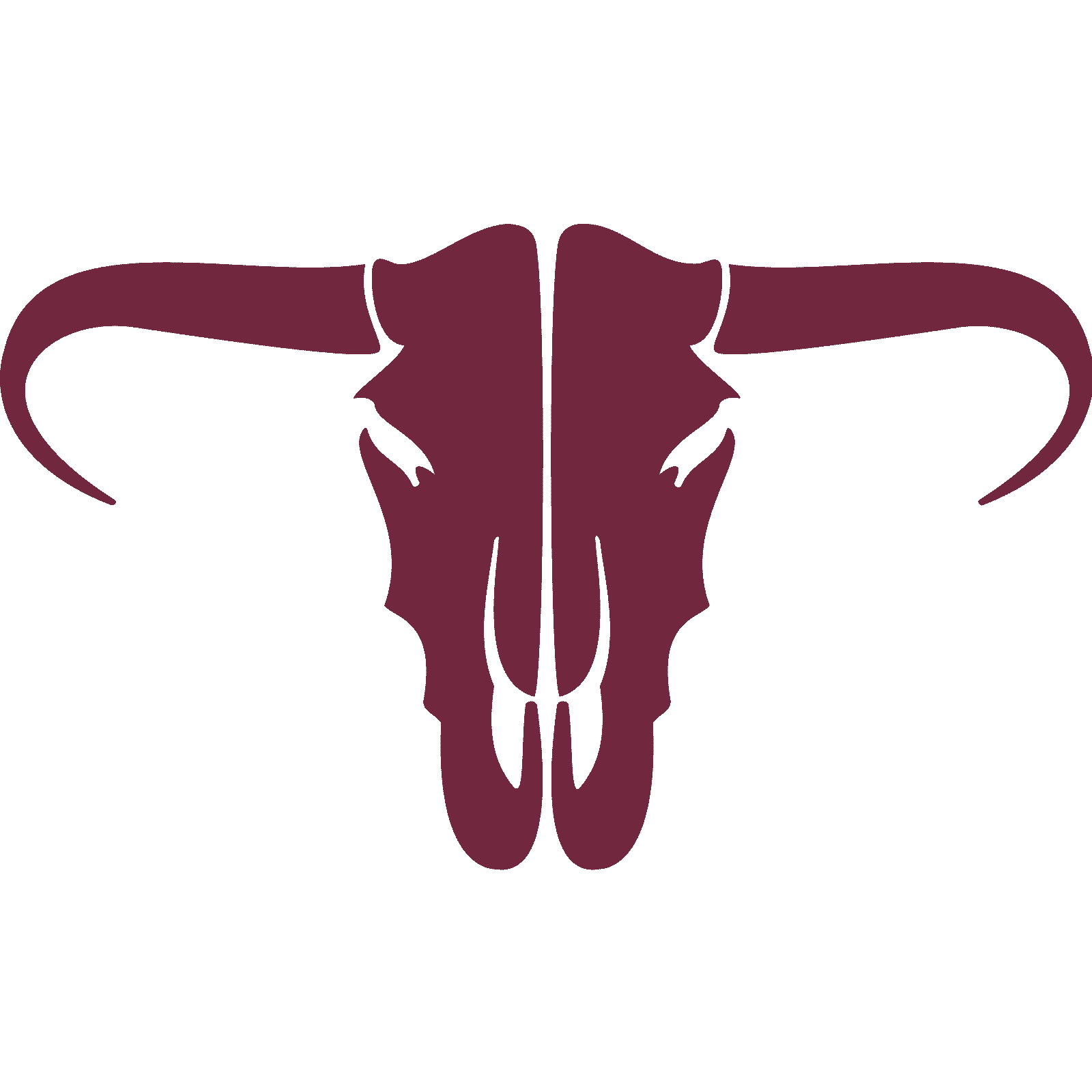Buffalo Skull Silhouette Wall Sticker Decal Transfer Cowboy Kids Matt Vinyl UK - Picture 16 of 36
