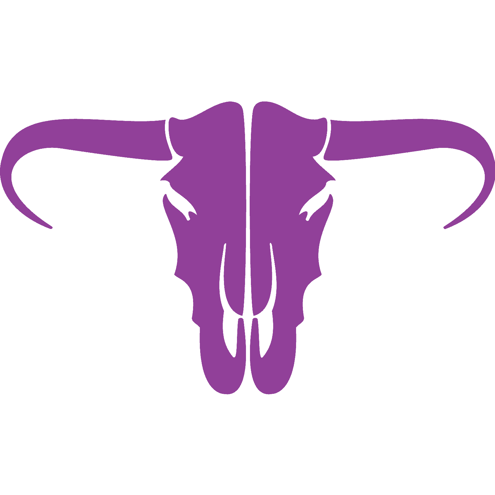 Buffalo Skull Silhouette Wall Sticker Decal Transfer Cowboy Kids Matt Vinyl UK - Picture 19 of 36