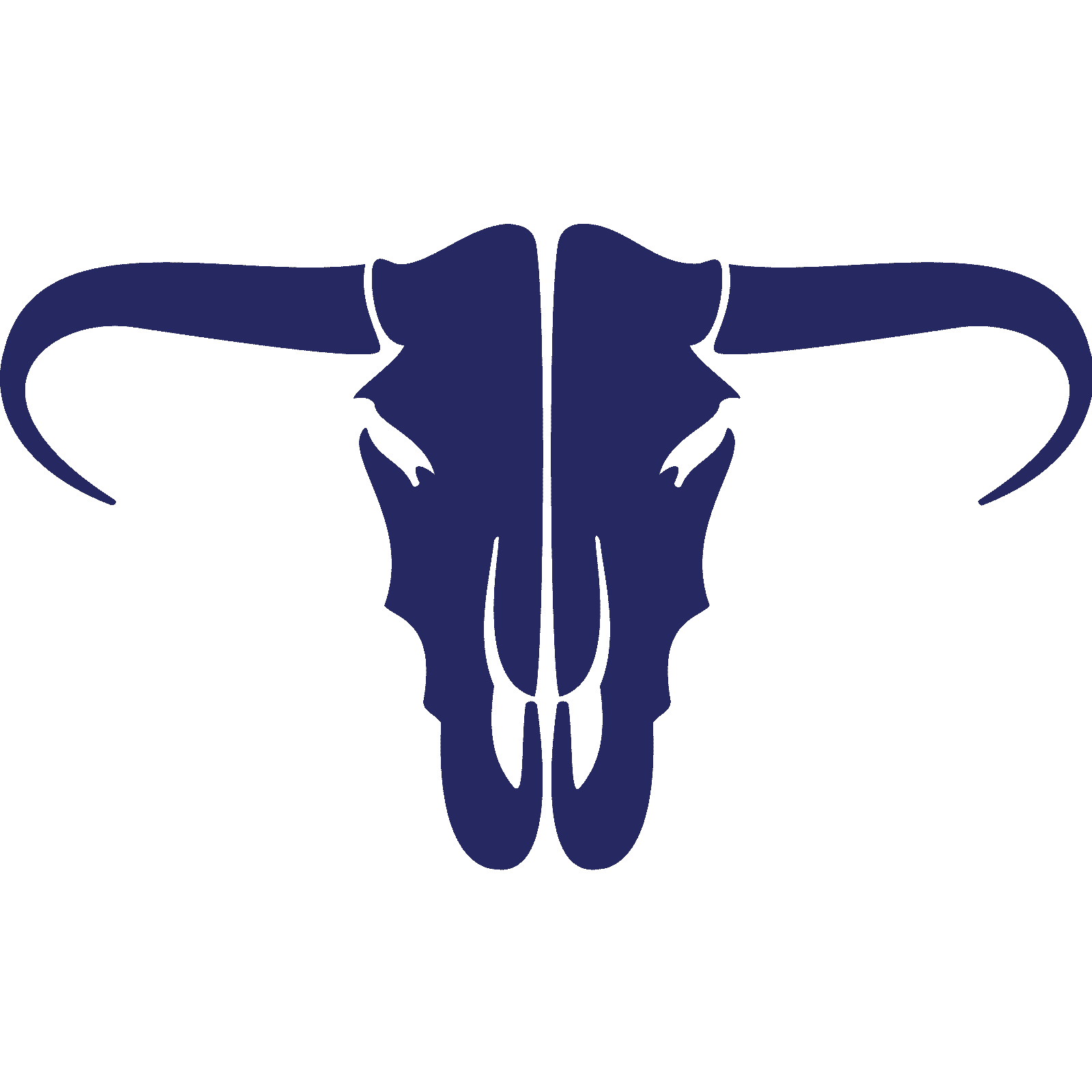 Buffalo Skull Silhouette Wall Sticker Decal Transfer Cowboy Kids Matt Vinyl UK - Picture 20 of 36