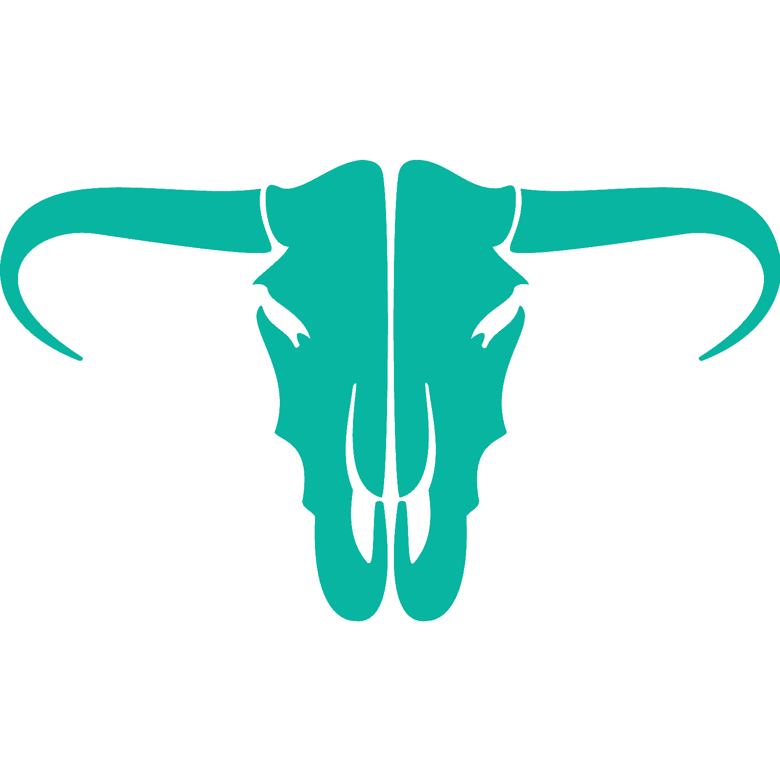 Buffalo Skull Silhouette Wall Sticker Decal Transfer Cowboy Kids Matt Vinyl UK - Picture 24 of 36