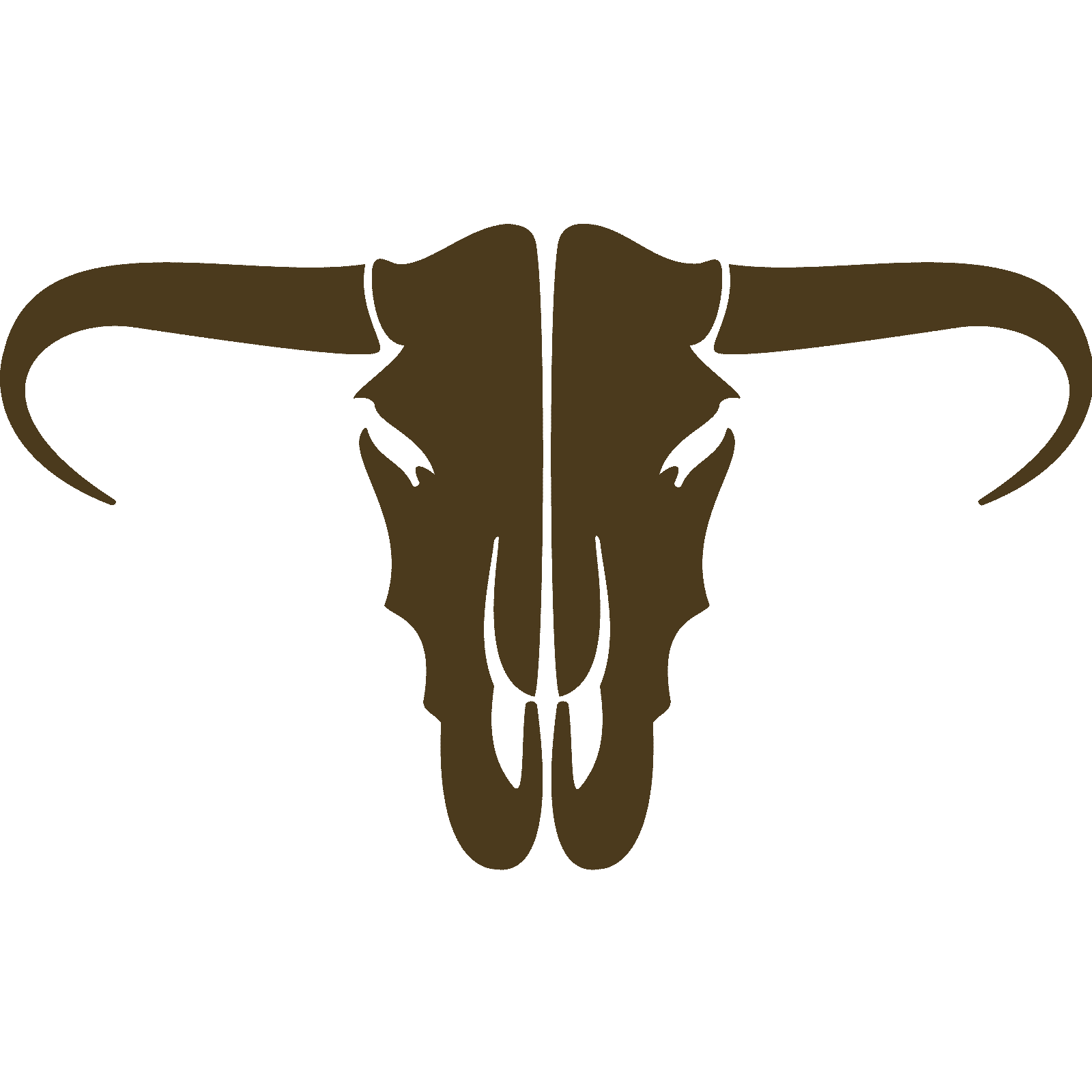 Buffalo Skull Silhouette Wall Sticker Decal Transfer Cowboy Kids Matt Vinyl UK - Picture 28 of 36