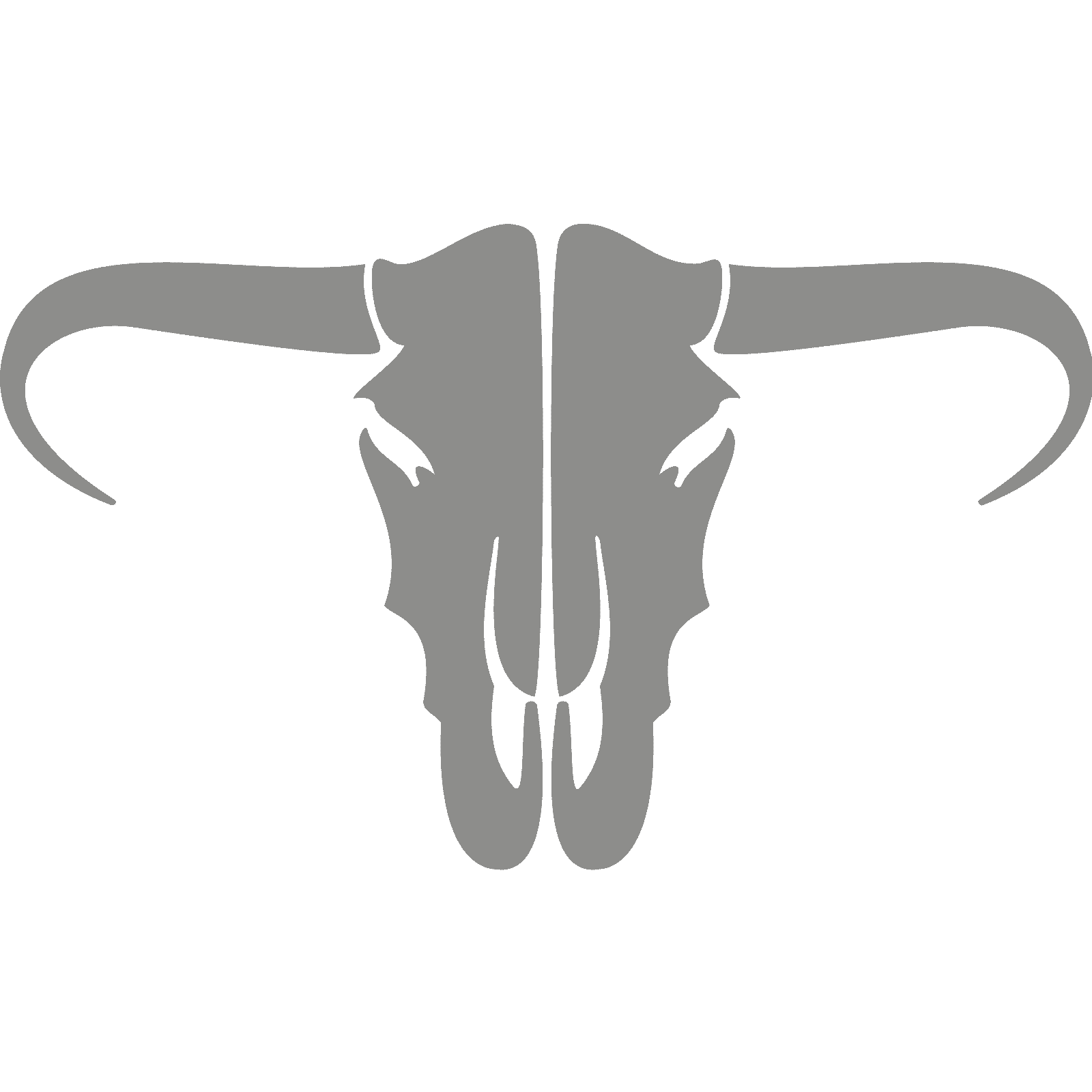 Buffalo Skull Silhouette Wall Sticker Decal Transfer Cowboy Kids Matt Vinyl UK - Picture 32 of 36