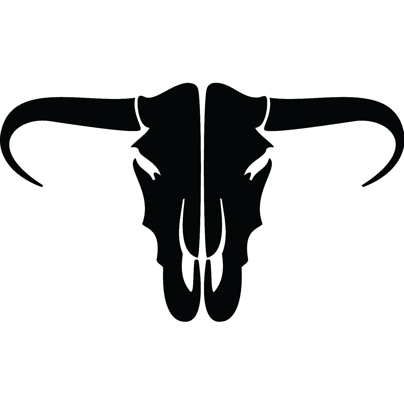 Buffalo Skull Silhouette Wall Sticker Decal Transfer Cowboy Kids Matt Vinyl UK - Picture 33 of 36