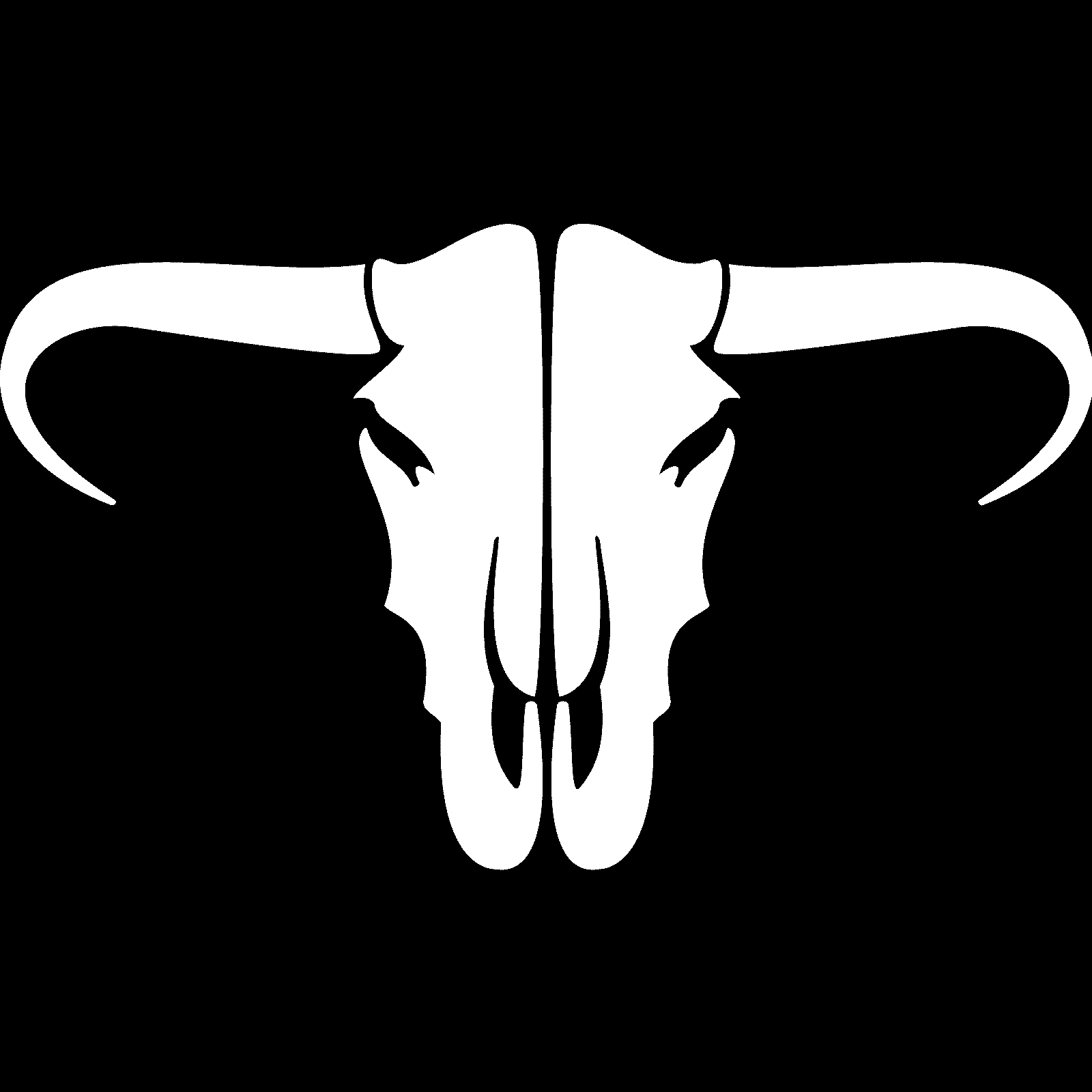 Buffalo Skull Silhouette Wall Sticker Decal Transfer Cowboy Kids Matt Vinyl UK - Picture 34 of 36