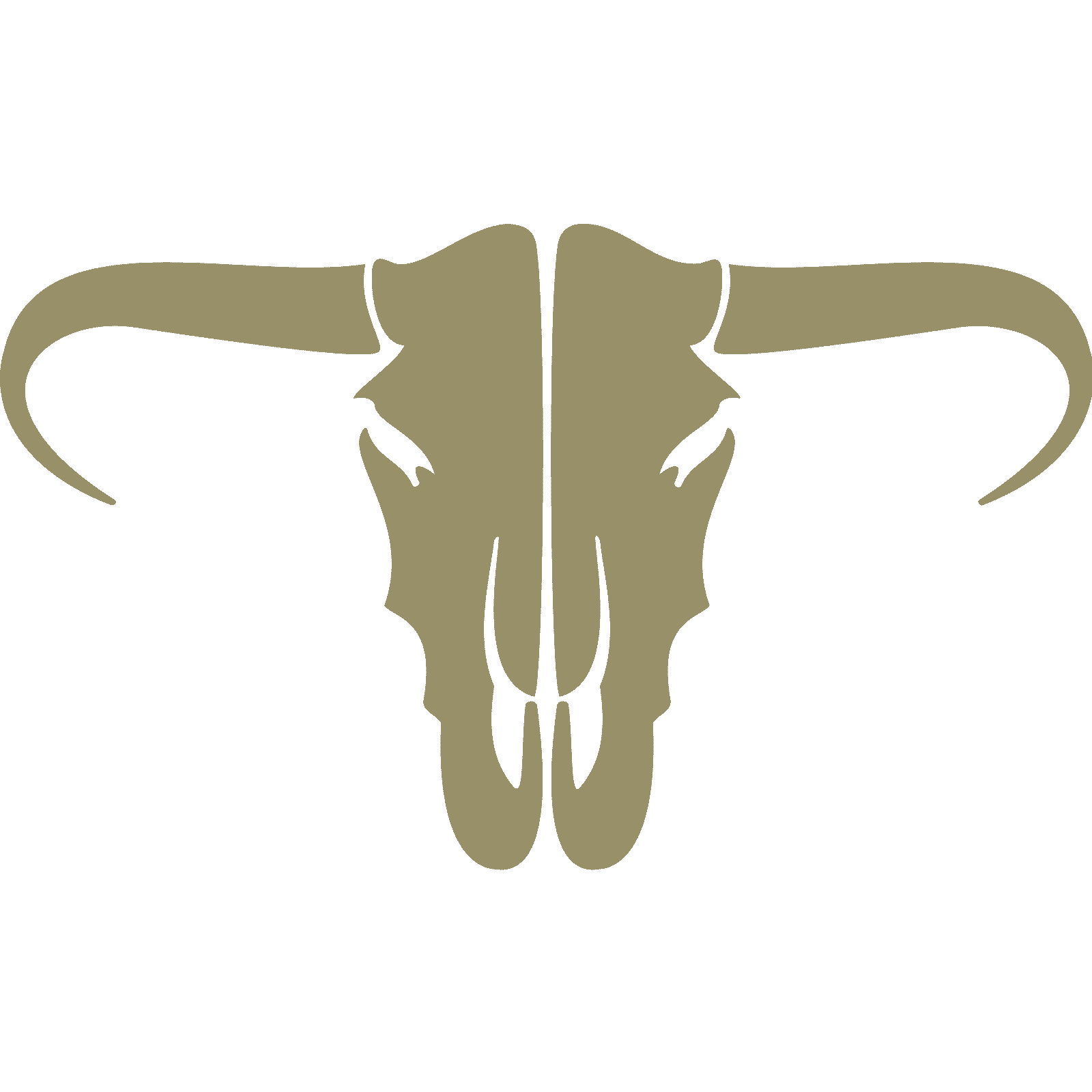 Buffalo Skull Silhouette Wall Sticker Decal Transfer Cowboy Kids Matt Vinyl UK - Picture 35 of 36