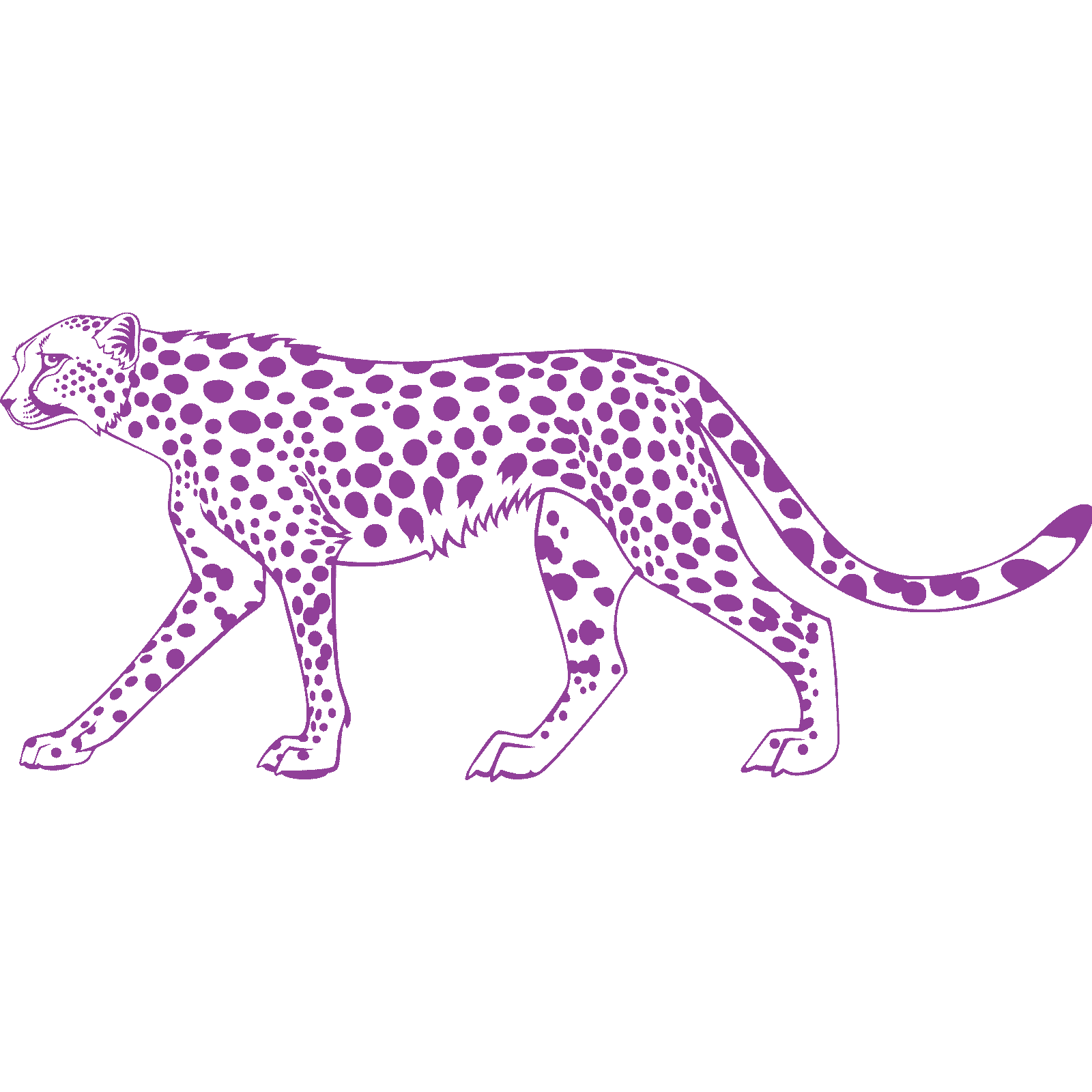 Calcomanía pegatina de pared leopardo gato grande transferencia animal dormitorio hogar vinilo mate Reino Unido - Imagen 19 de 36