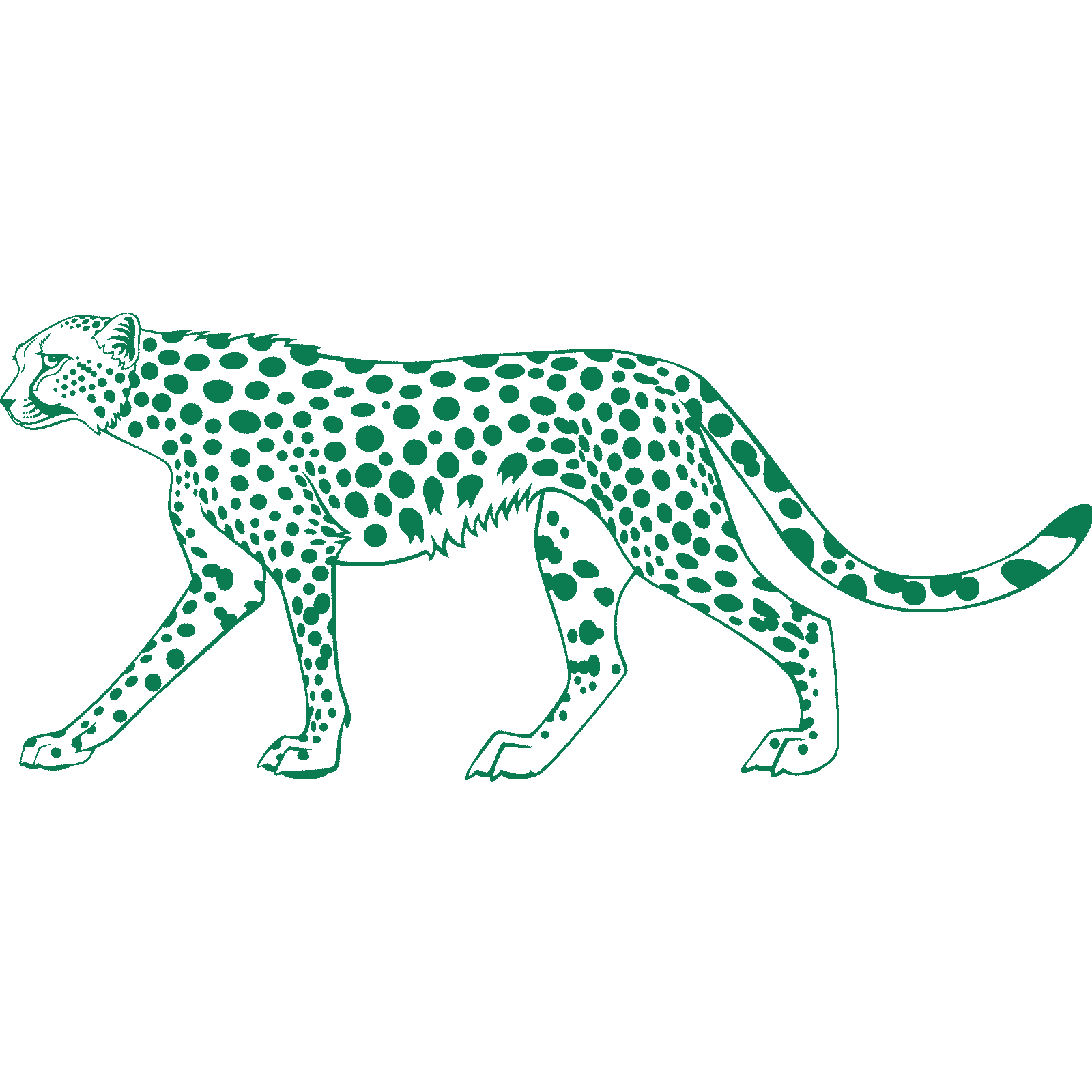 Calcomanía pegatina de pared leopardo gato grande transferencia animal dormitorio hogar vinilo mate Reino Unido - Imagen 25 de 36