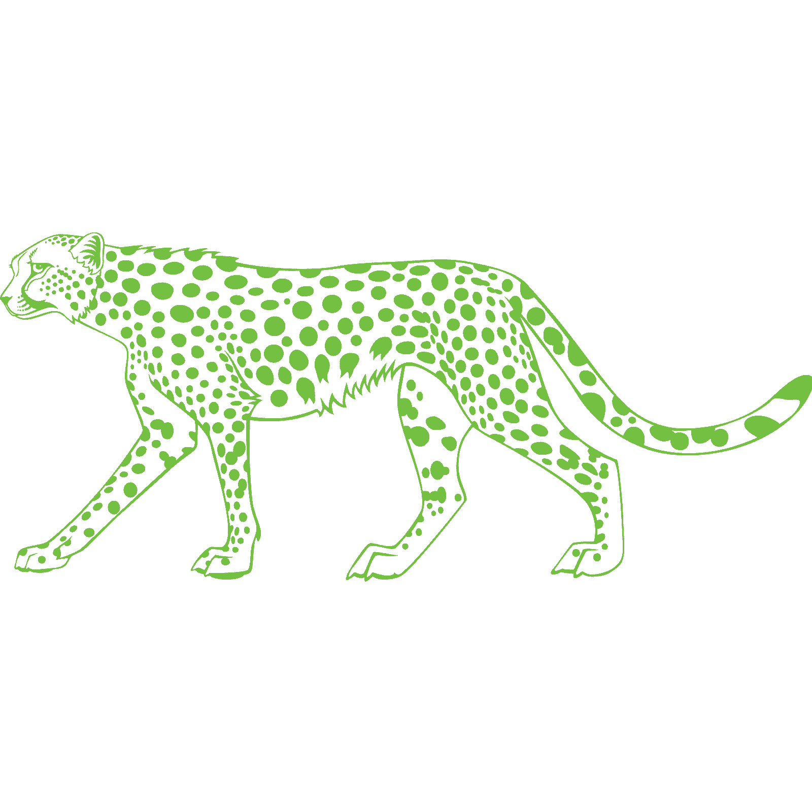 Calcomanía pegatina de pared leopardo gato grande transferencia animal dormitorio hogar vinilo mate Reino Unido - Imagen 27 de 36