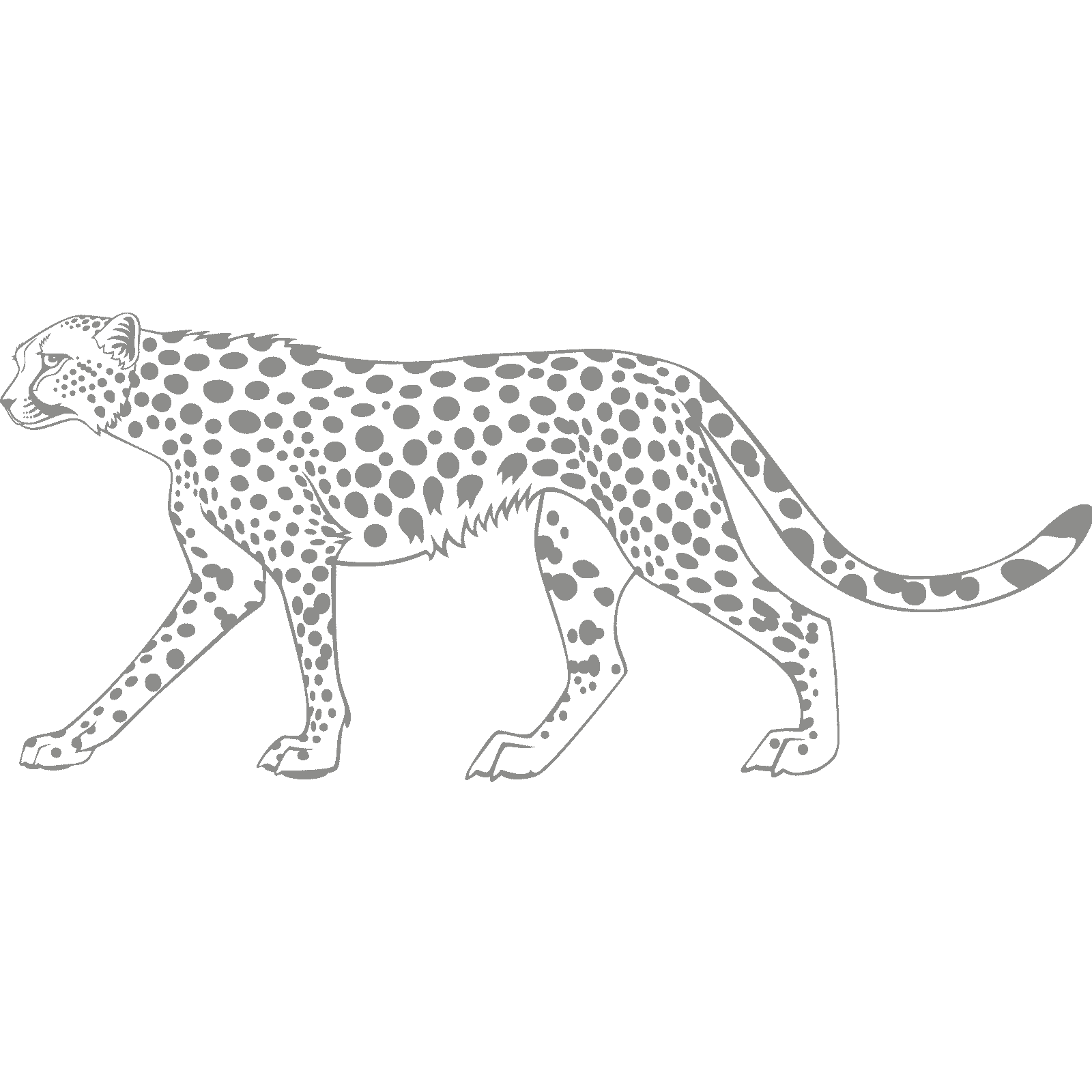 Calcomanía pegatina de pared leopardo gato grande transferencia animal dormitorio hogar vinilo mate Reino Unido - Imagen 32 de 36