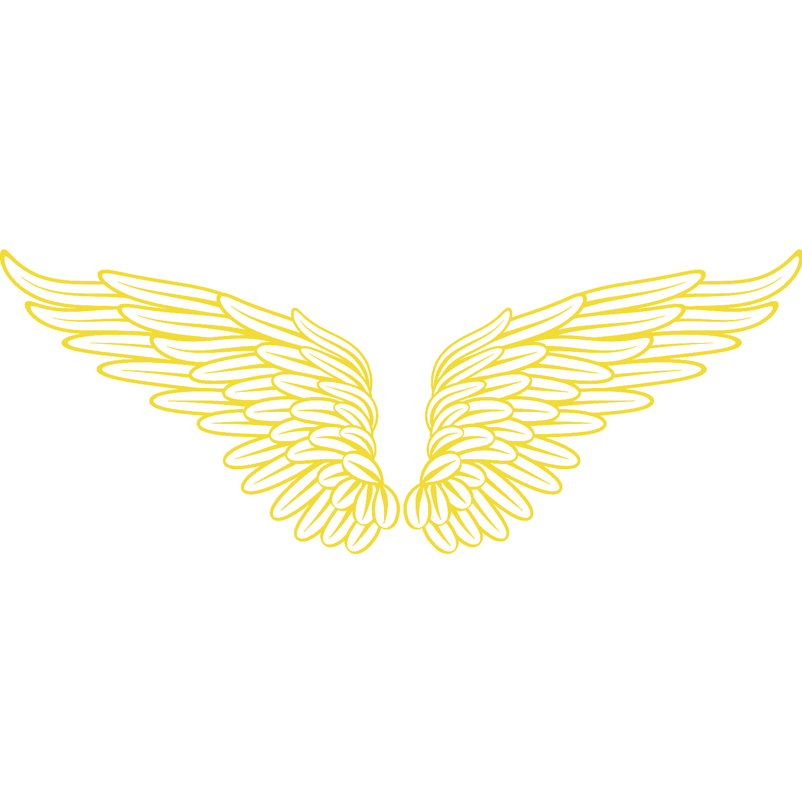 Calcomanía de pared Angel Wings v4 transferencia plumas cielo hogar dormitorio vinilo Reino Unido - Imagen 13 de 36