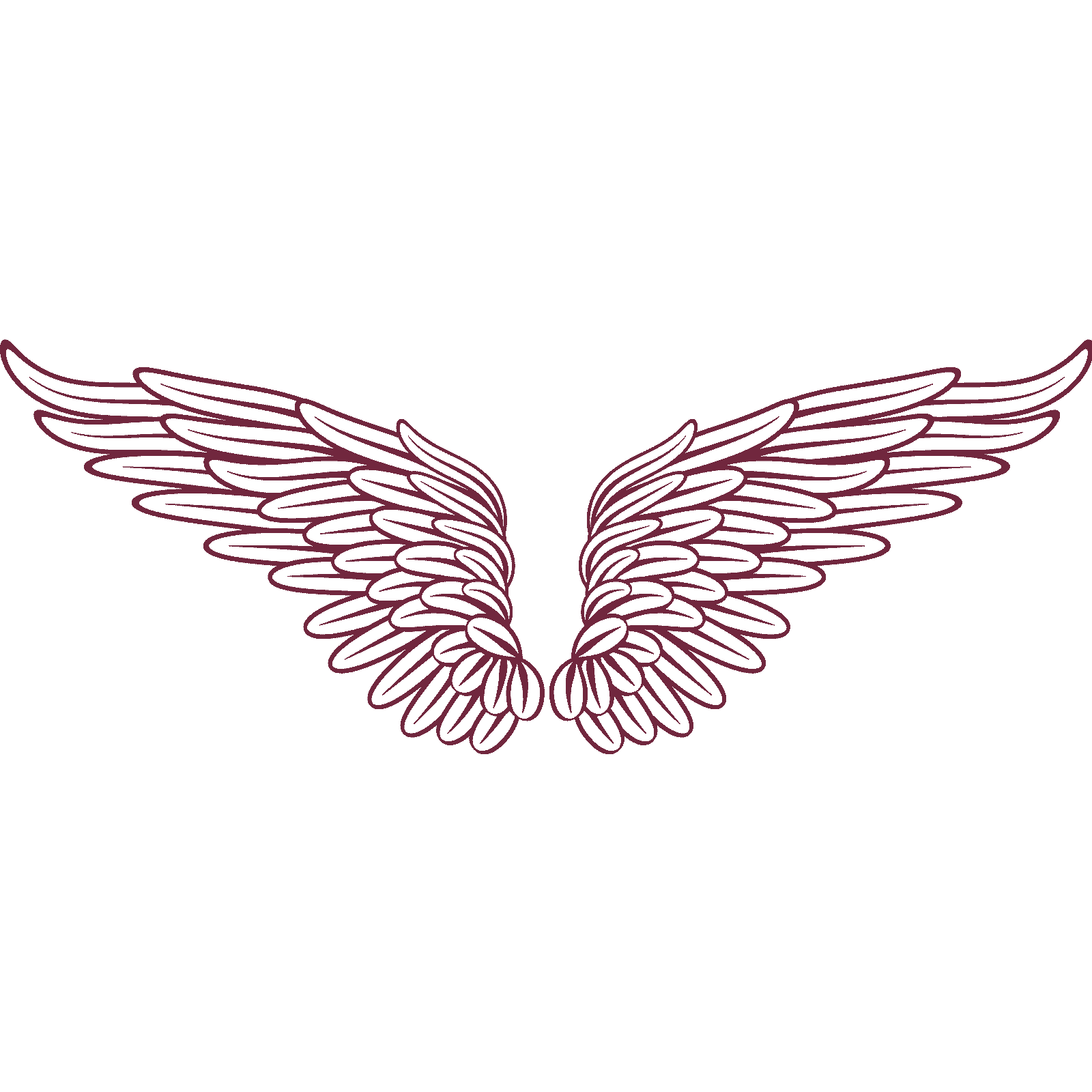 Calcomanía de pared Angel Wings v4 transferencia plumas cielo hogar dormitorio vinilo Reino Unido - Imagen 16 de 36