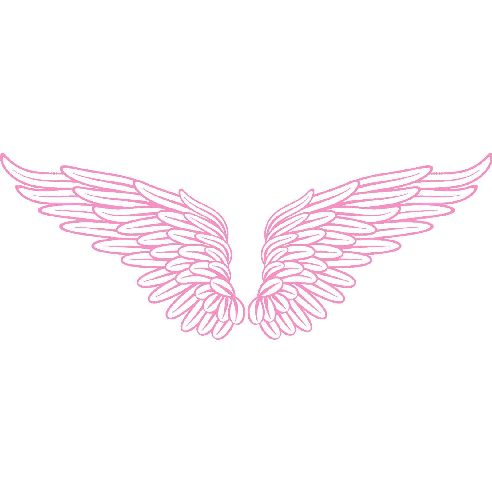 Calcomanía de pared Angel Wings v4 transferencia plumas cielo hogar dormitorio vinilo Reino Unido - Imagen 17 de 36