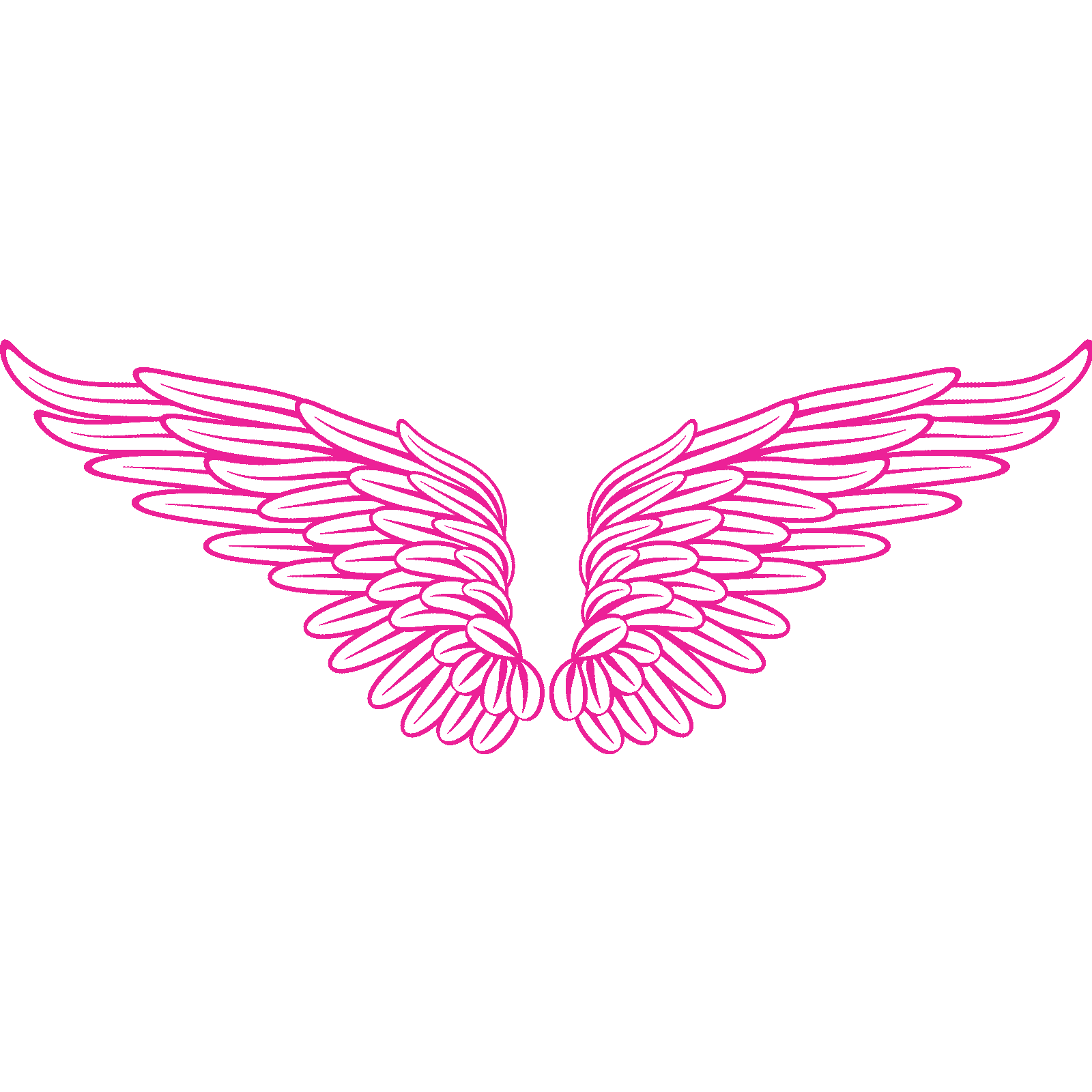 Calcomanía de pared Angel Wings v4 transferencia plumas cielo hogar dormitorio vinilo Reino Unido - Imagen 18 de 36