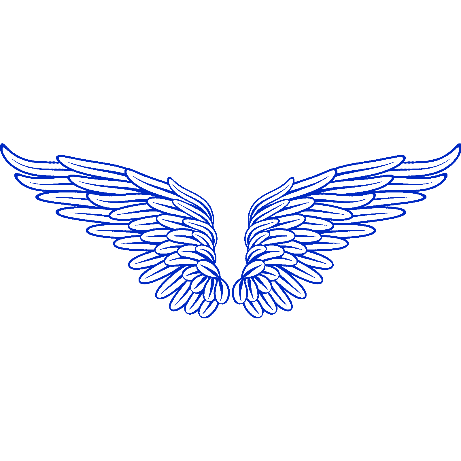 Calcomanía de pared Angel Wings v4 transferencia plumas cielo hogar dormitorio vinilo Reino Unido - Imagen 21 de 36