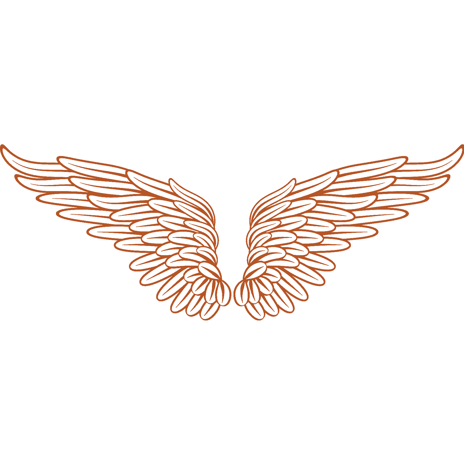 Calcomanía de pared Angel Wings v4 transferencia plumas cielo hogar dormitorio vinilo Reino Unido - Imagen 29 de 36