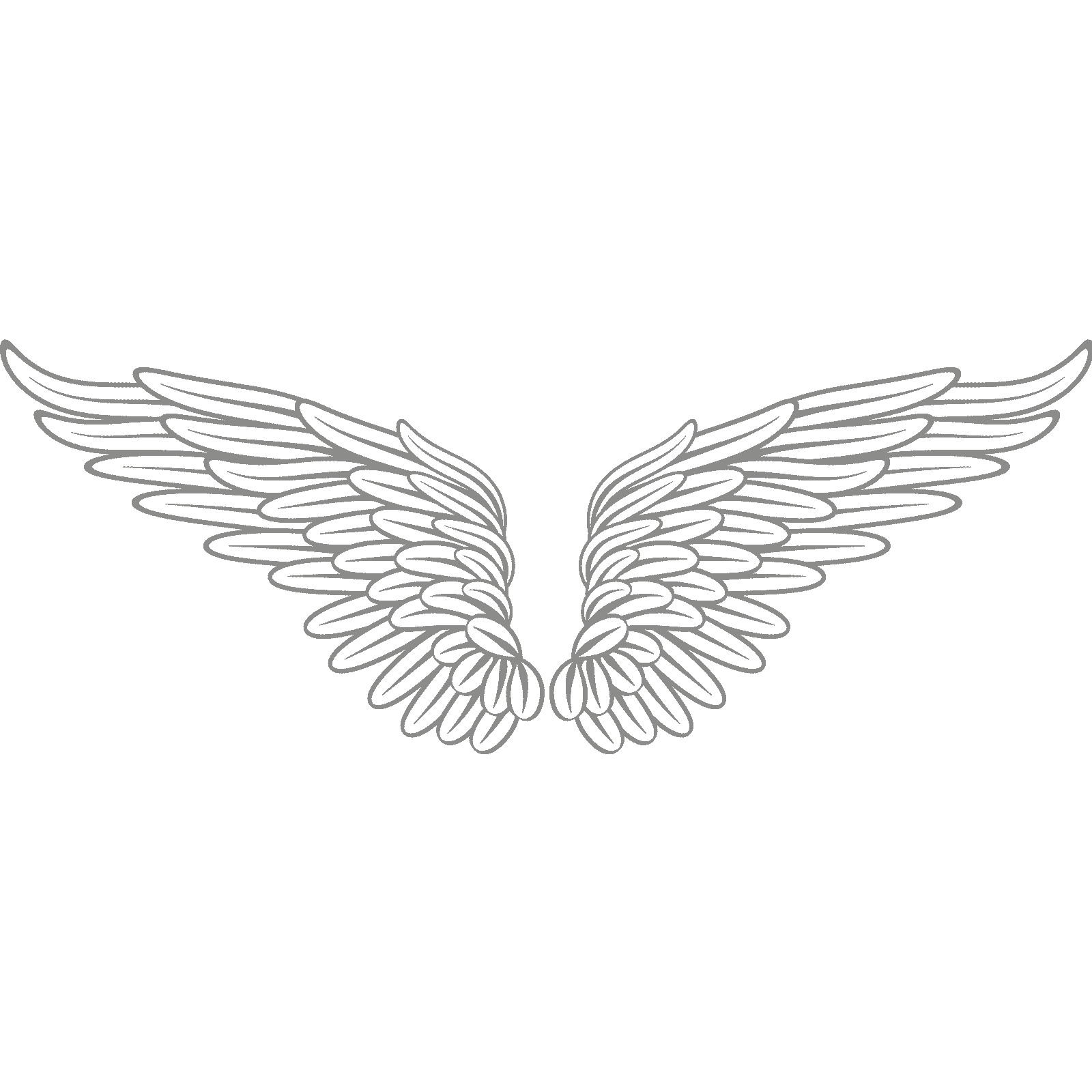 Calcomanía de pared Angel Wings v4 transferencia plumas cielo hogar dormitorio vinilo Reino Unido - Imagen 32 de 36