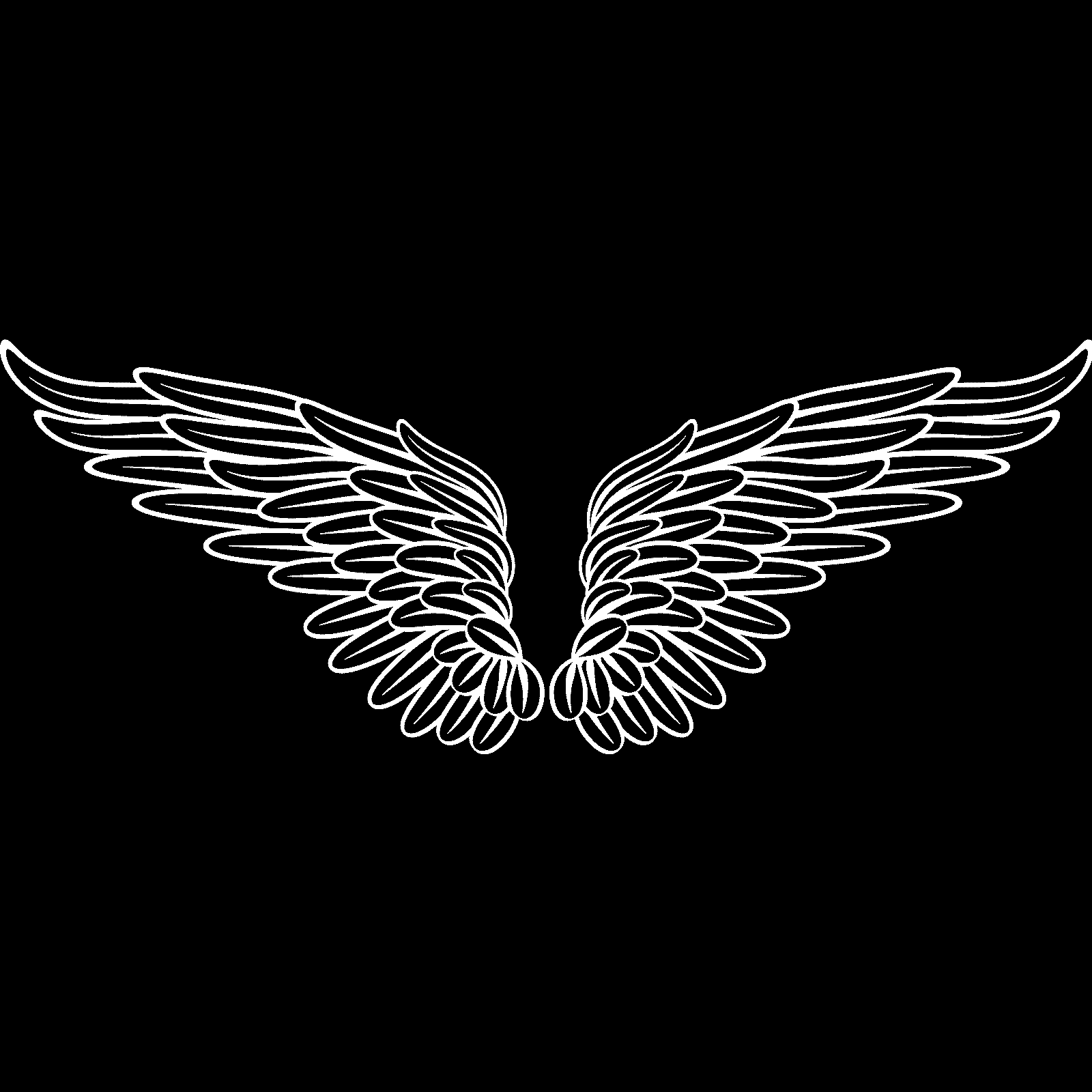 Calcomanía de pared Angel Wings v4 transferencia plumas cielo hogar dormitorio vinilo Reino Unido - Imagen 34 de 36