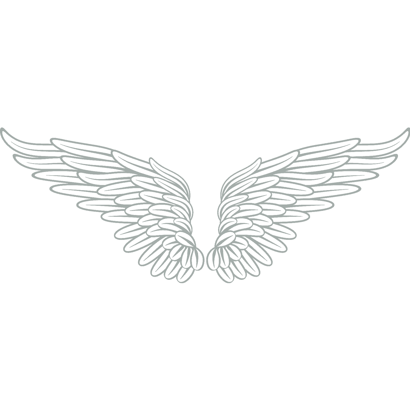 Calcomanía de pared Angel Wings v4 transferencia plumas cielo hogar dormitorio vinilo Reino Unido - Imagen 36 de 36