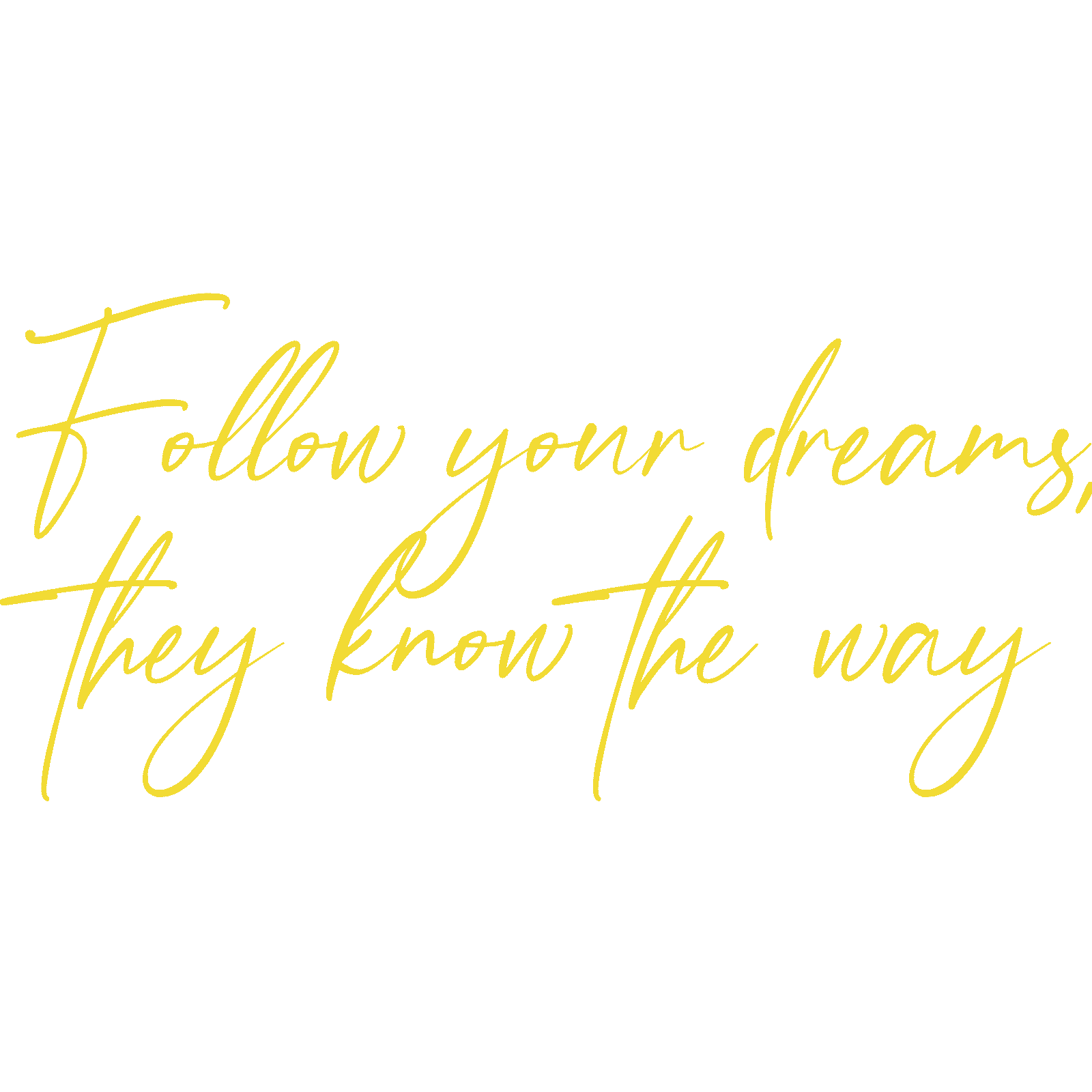 Follow Your Dreams, They Know The Way calcomanía de pared cita motivacional Reino Unido - Imagen 13 de 36
