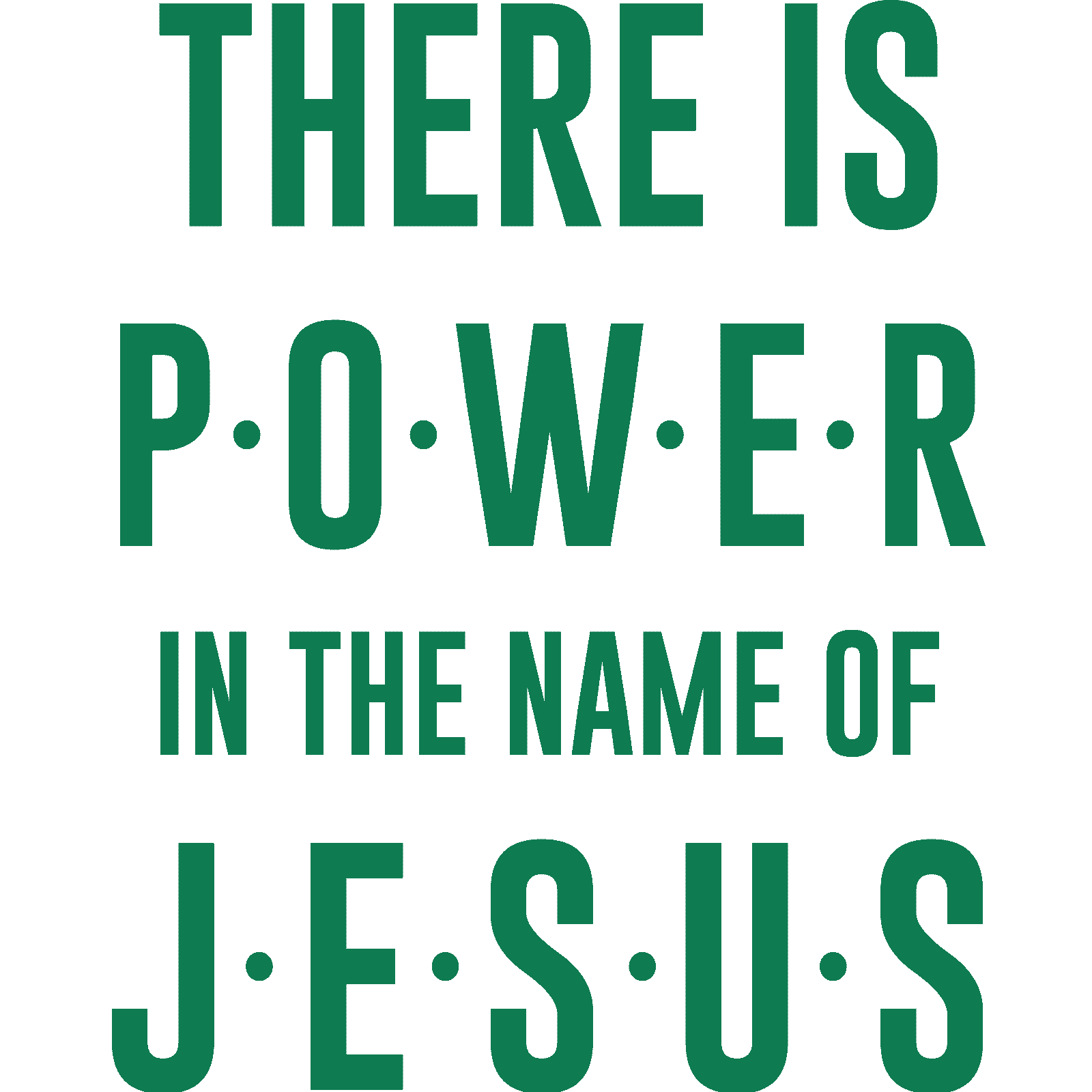 Hay poder en el nombre de Jesús pegatina de pared calcomanía cita Biblia cristiana - Imagen 25 de 36