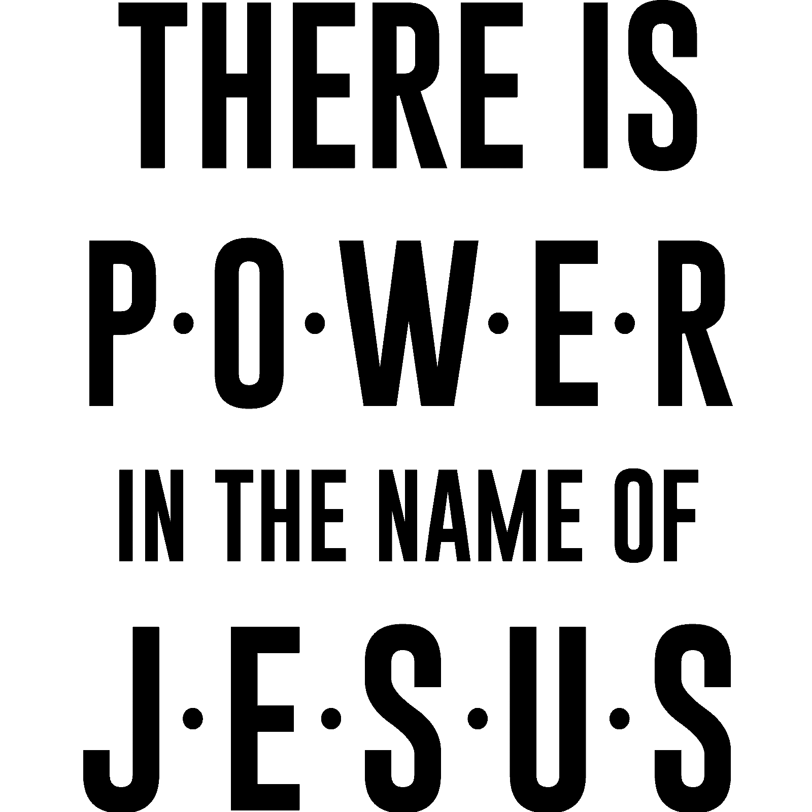 Hay poder en el nombre de Jesús pegatina de pared calcomanía cita Biblia cristiana - Imagen 33 de 36