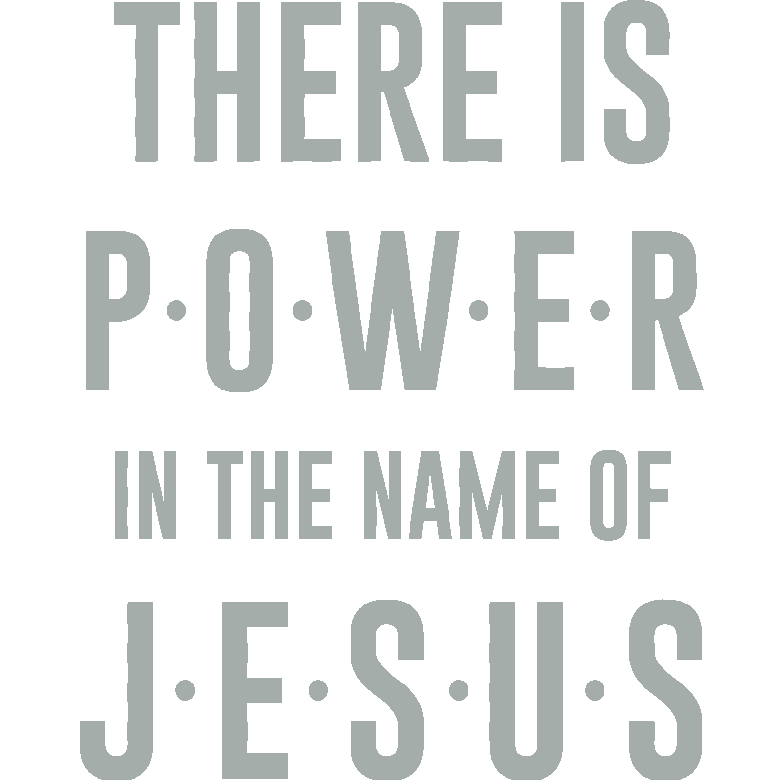 Hay poder en el nombre de Jesús pegatina de pared calcomanía cita Biblia cristiana - Imagen 36 de 36