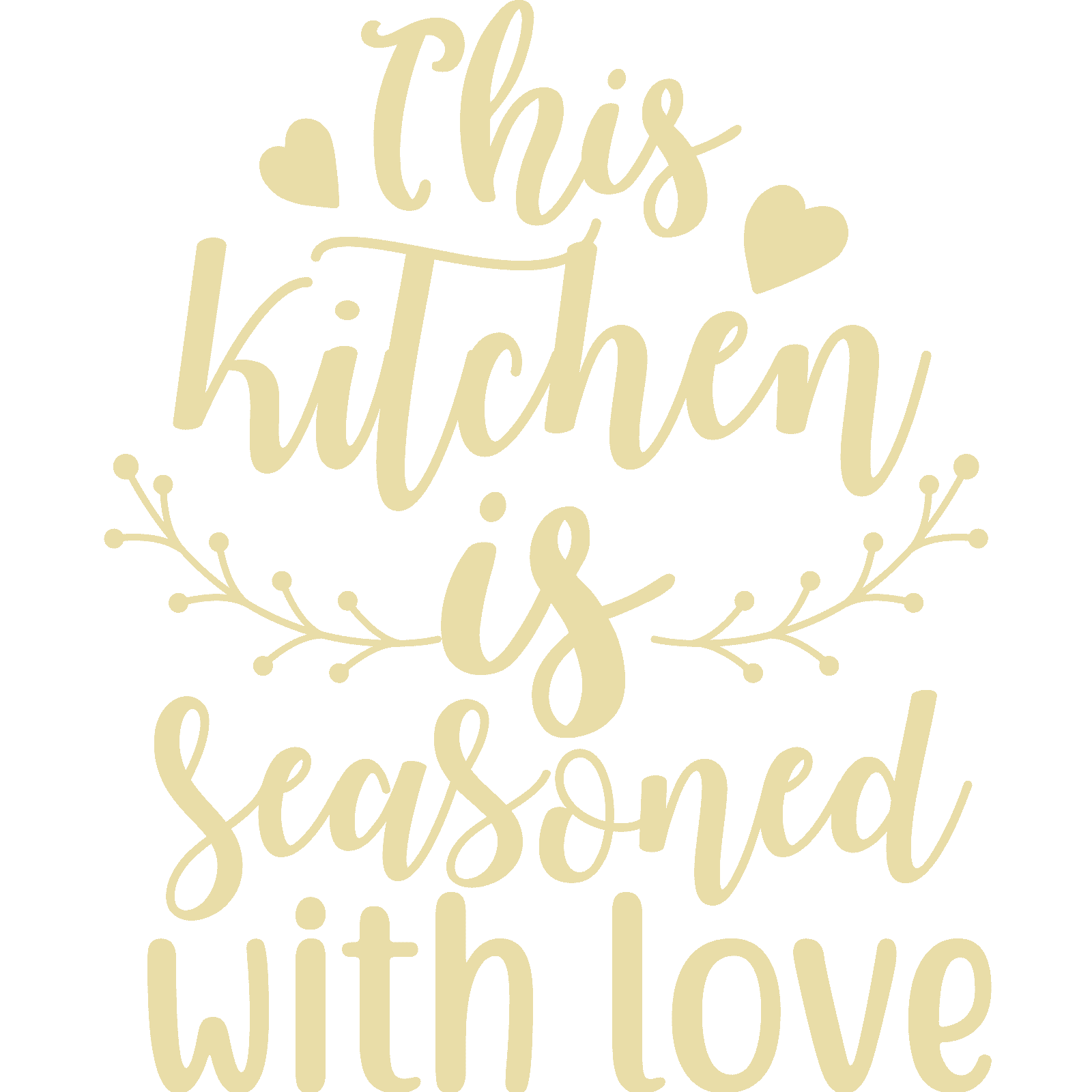 Calcomanía adhesiva de pared This Kitchen Is Seasoned With Love v3 cita decoración familiar - Imagen 30 de 36