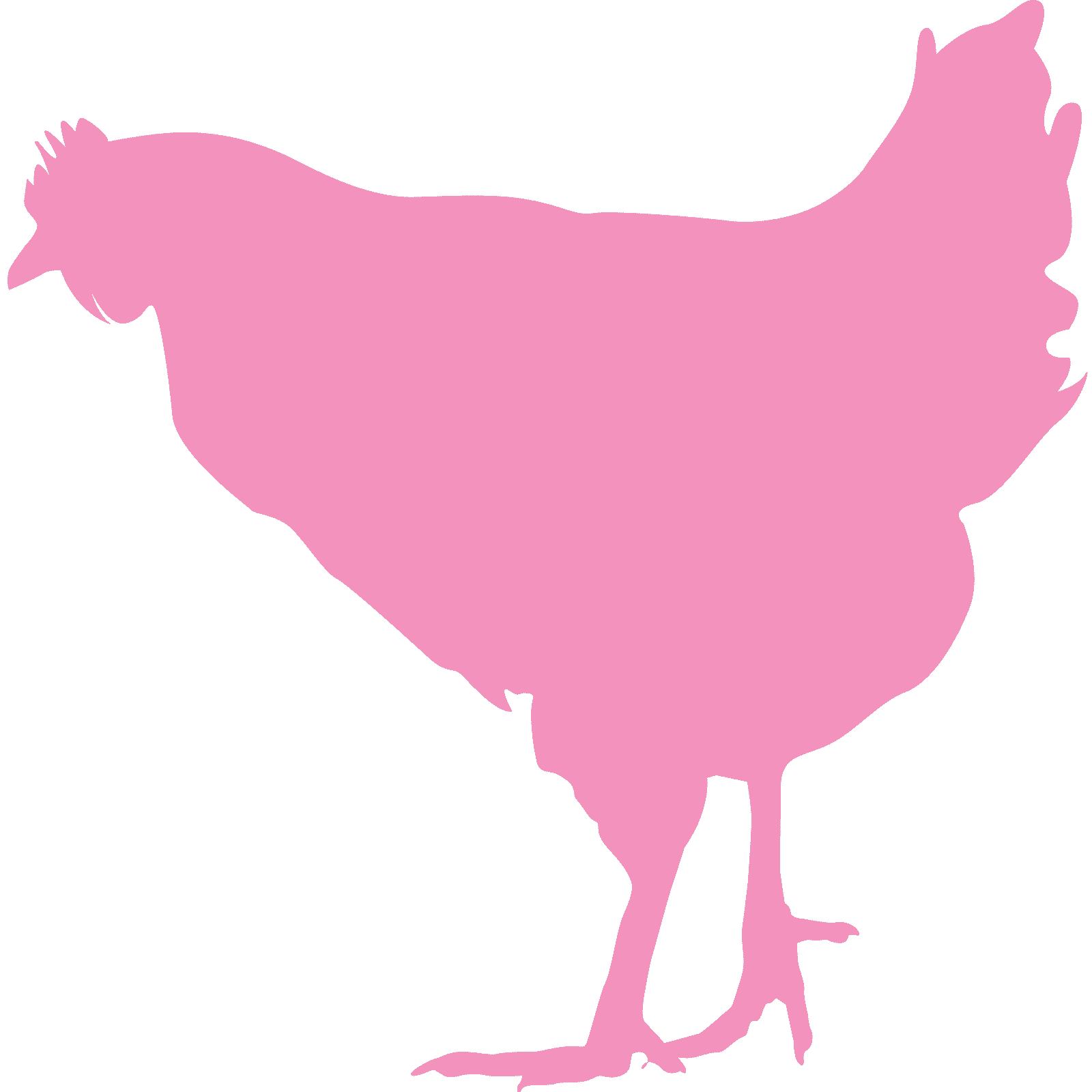 Calcomanía pegatina de pared silueta de pollo v6 animal gallina cocina granja niños decoración - Imagen 17 de 36