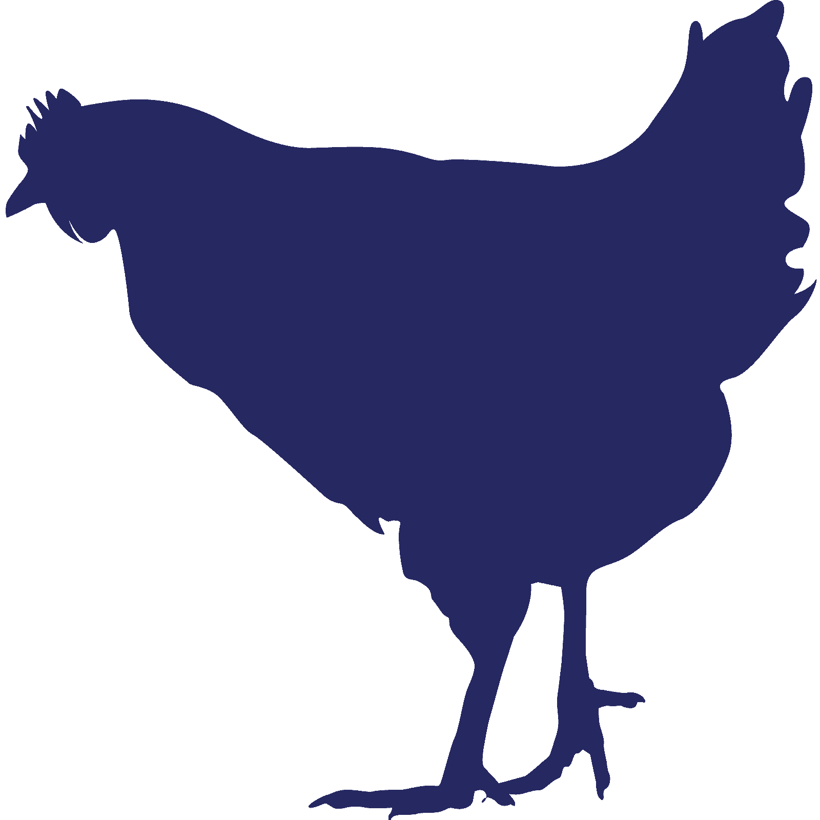 Calcomanía pegatina de pared silueta de pollo v6 animal gallina cocina granja niños decoración - Imagen 20 de 36
