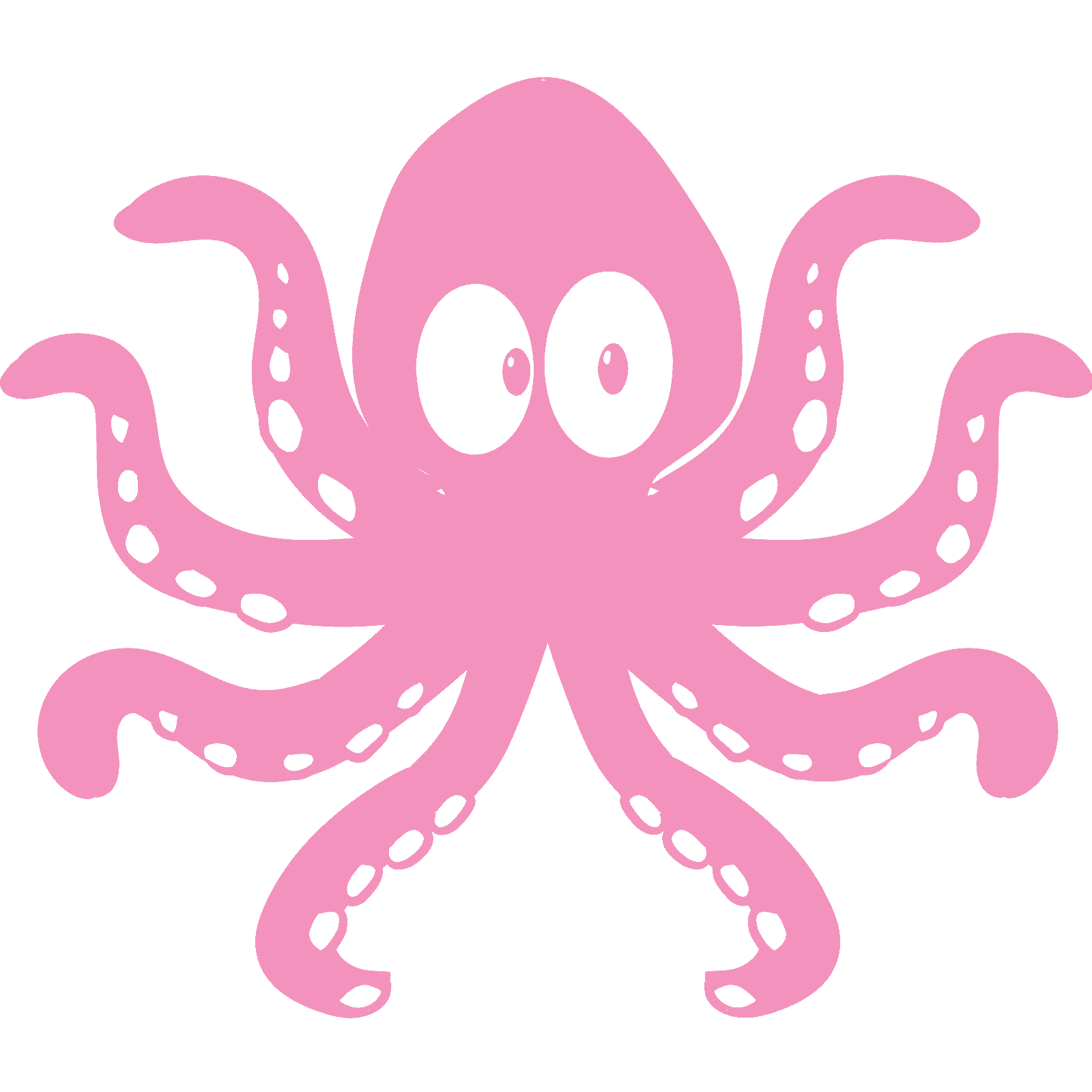 Linda calcomanía adhesiva de pared de pulpo de dibujos animados animales niños guardería baño dormitorio - Imagen 17 de 36