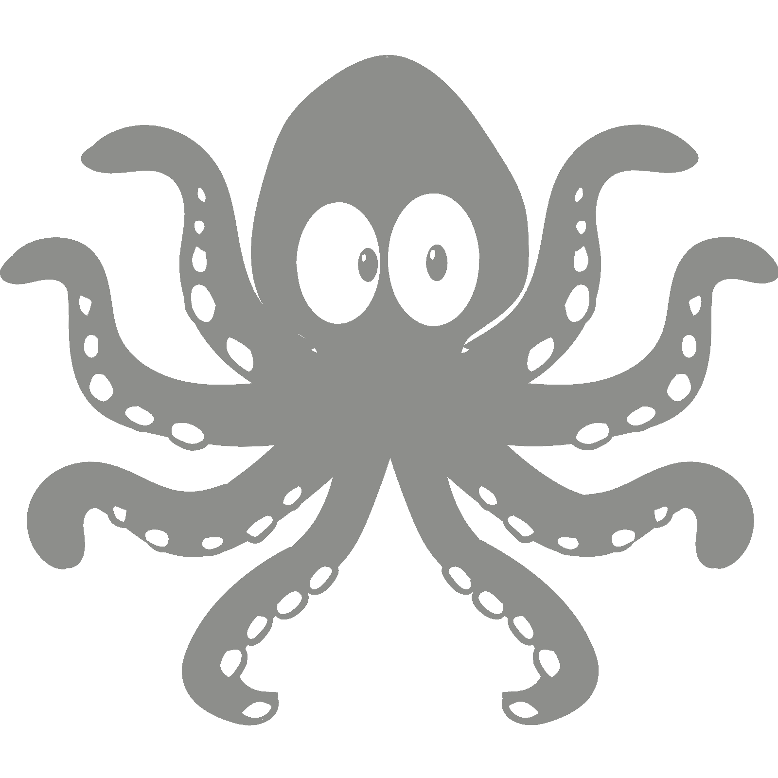 Linda calcomanía adhesiva de pared de pulpo de dibujos animados animales niños guardería baño dormitorio - Imagen 32 de 36