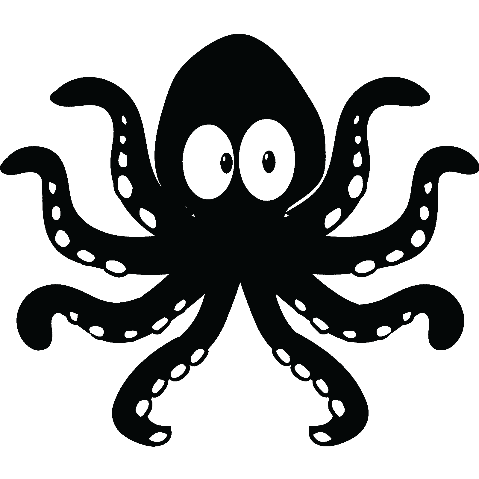 Linda calcomanía adhesiva de pared de pulpo de dibujos animados animales niños guardería baño dormitorio - Imagen 33 de 36