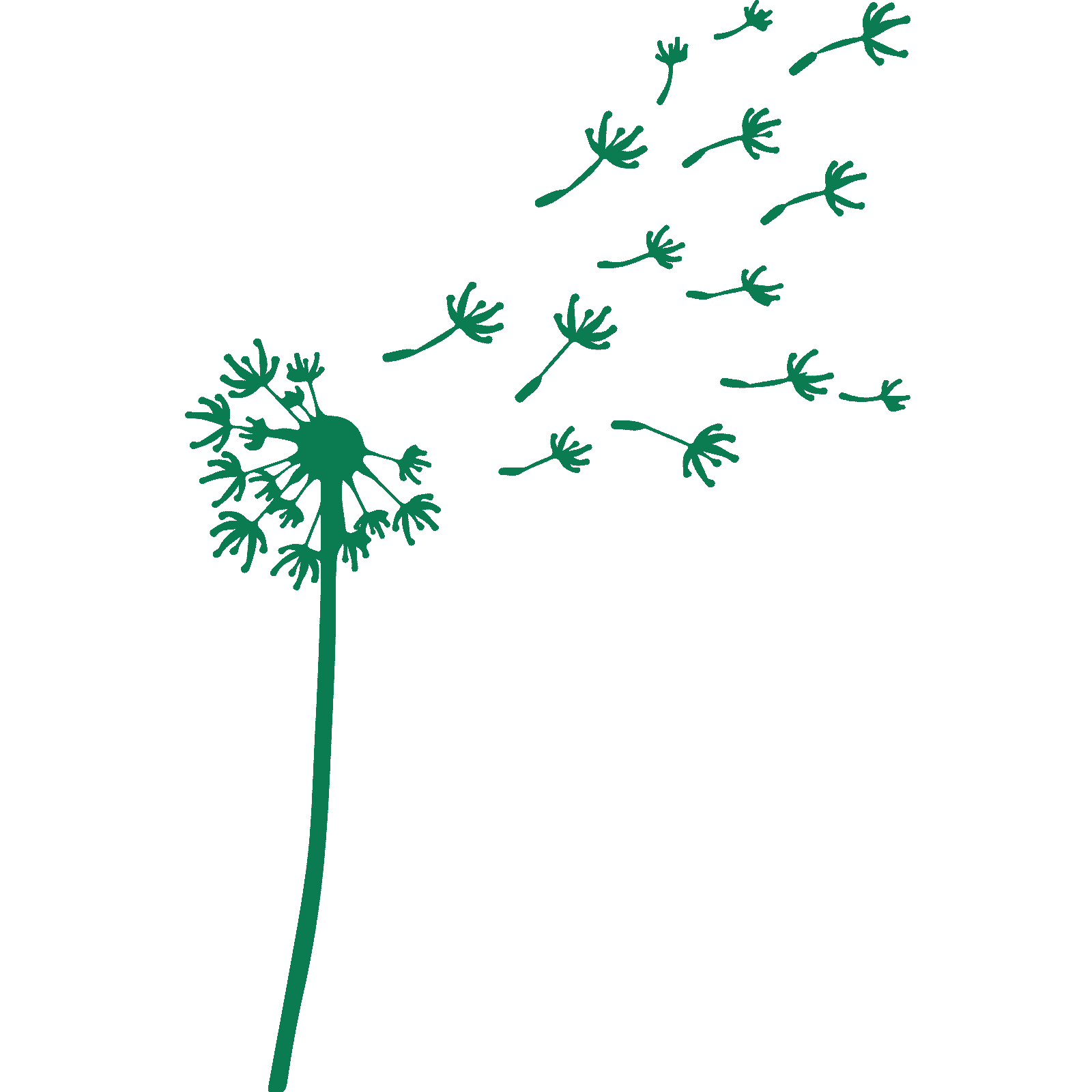 Calcomanía pegatina de pared que sopla diente de león naturaleza hogar dormitorio cocina decoración - Imagen 25 de 36