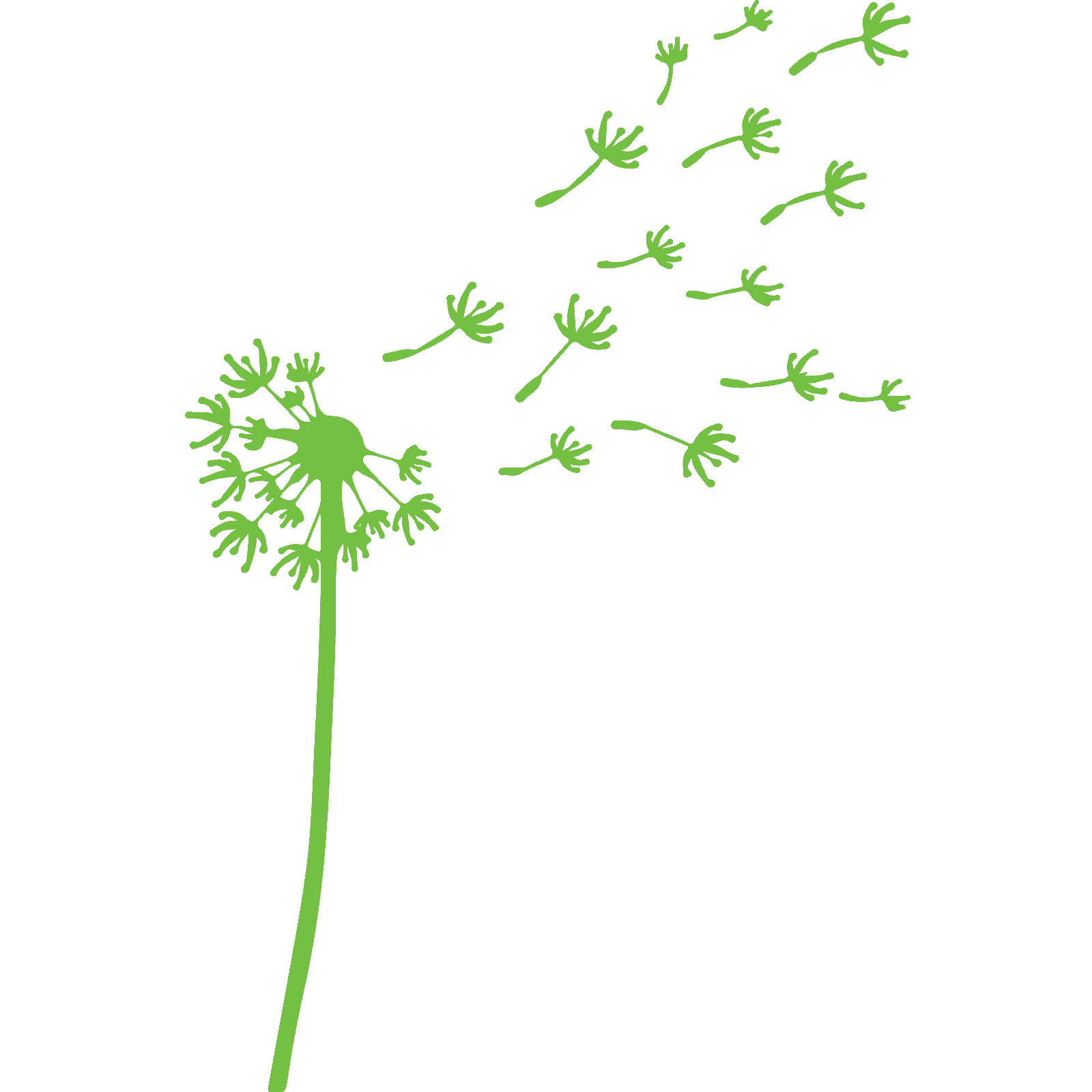 Calcomanía pegatina de pared que sopla diente de león naturaleza hogar dormitorio cocina decoración - Imagen 27 de 36