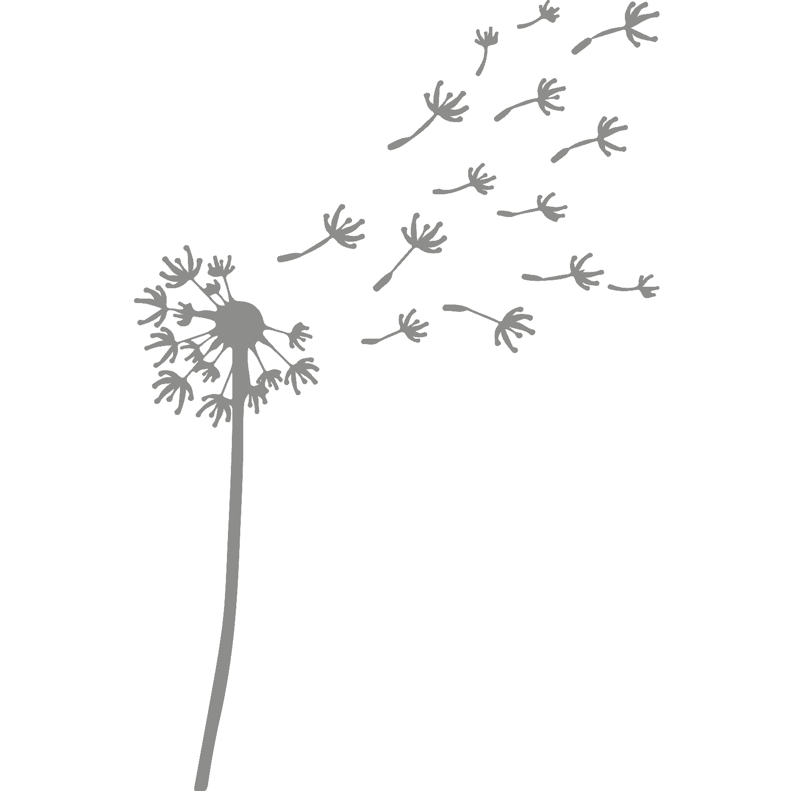 Calcomanía pegatina de pared que sopla diente de león naturaleza hogar dormitorio cocina decoración - Imagen 32 de 36