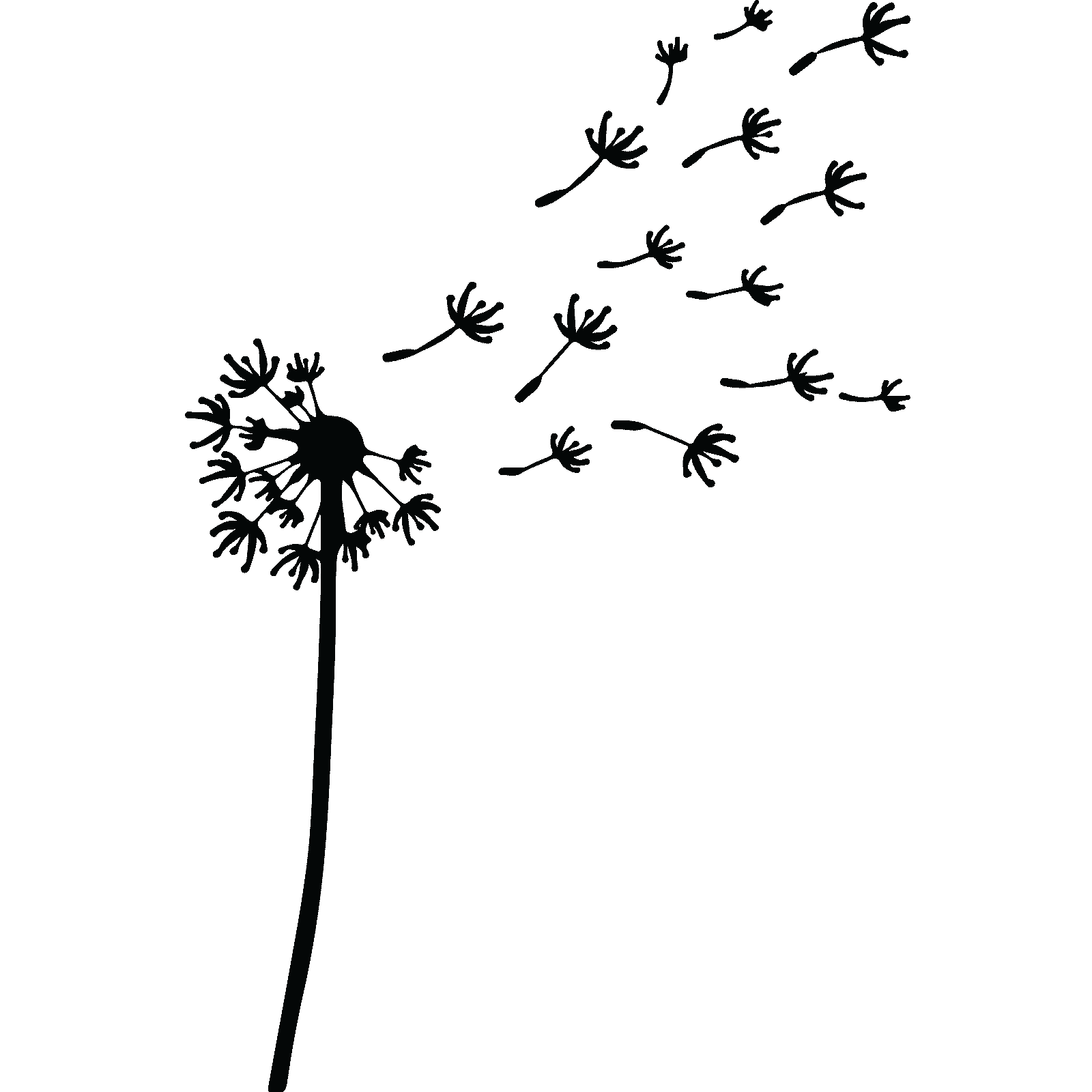 Calcomanía pegatina de pared que sopla diente de león naturaleza hogar dormitorio cocina decoración - Imagen 33 de 36