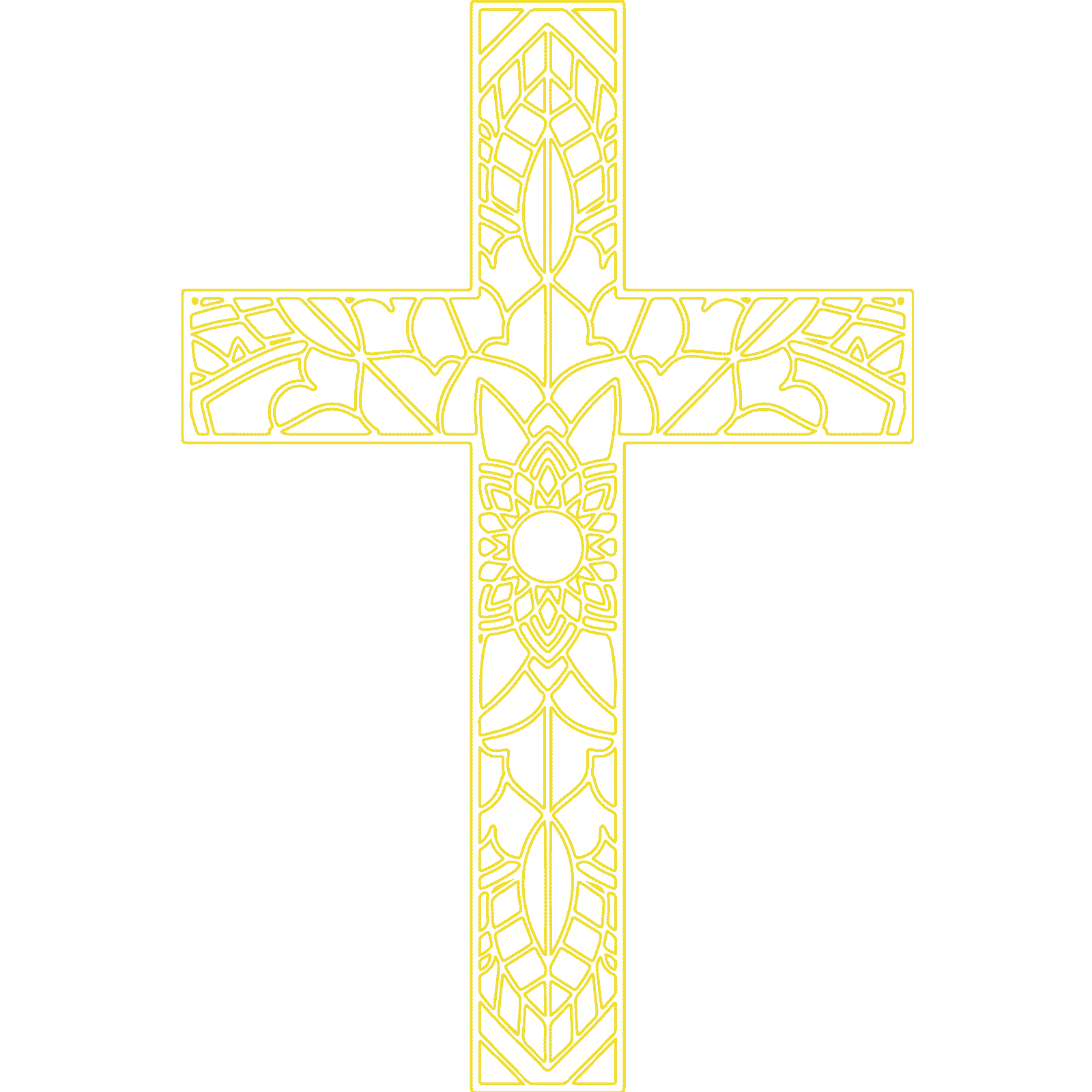 Calcomanía decorativa de pared cruz cristiana Jesús decoración religiosa del hogar - Imagen 13 de 36