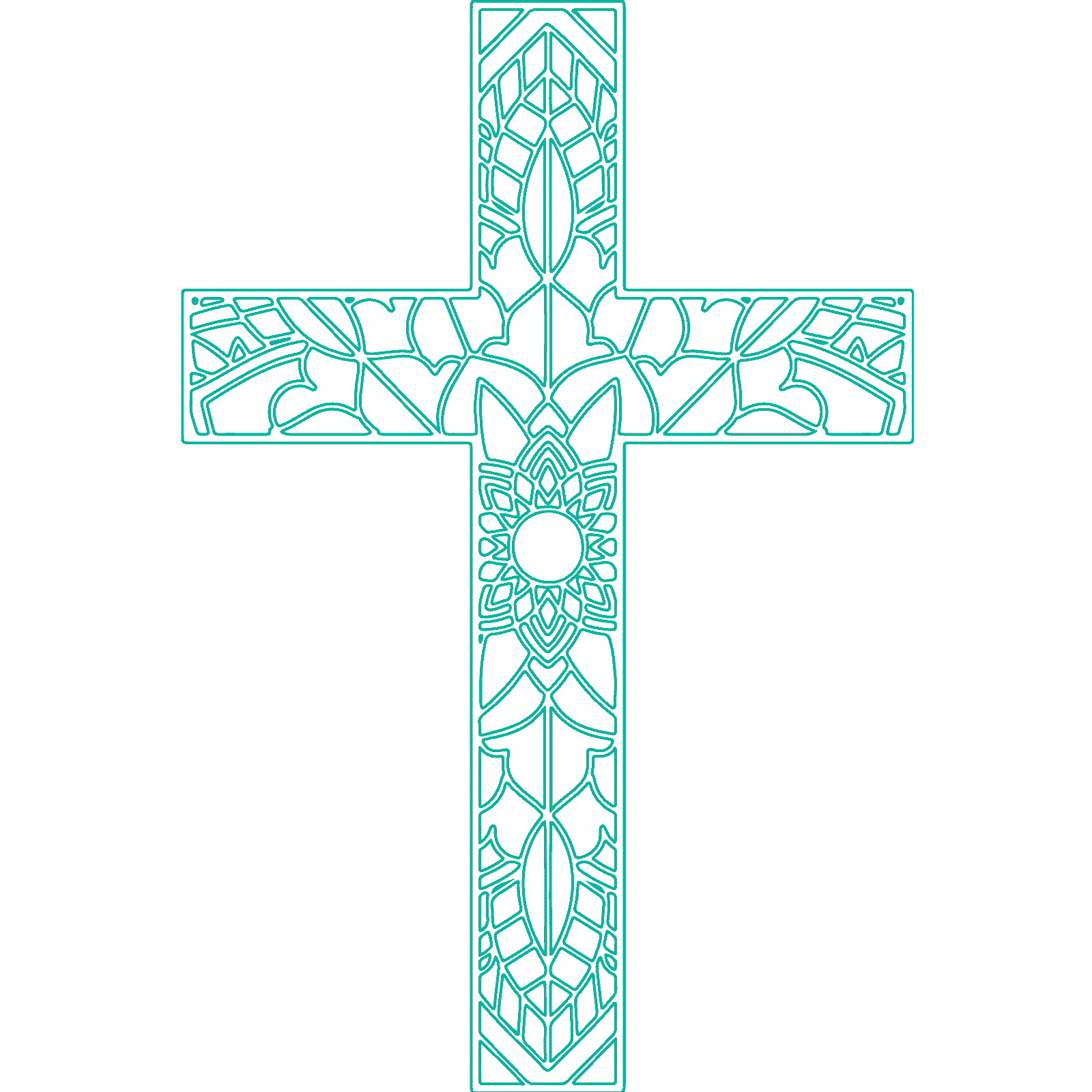 Calcomanía decorativa de pared cruz cristiana Jesús decoración religiosa del hogar - Imagen 24 de 36