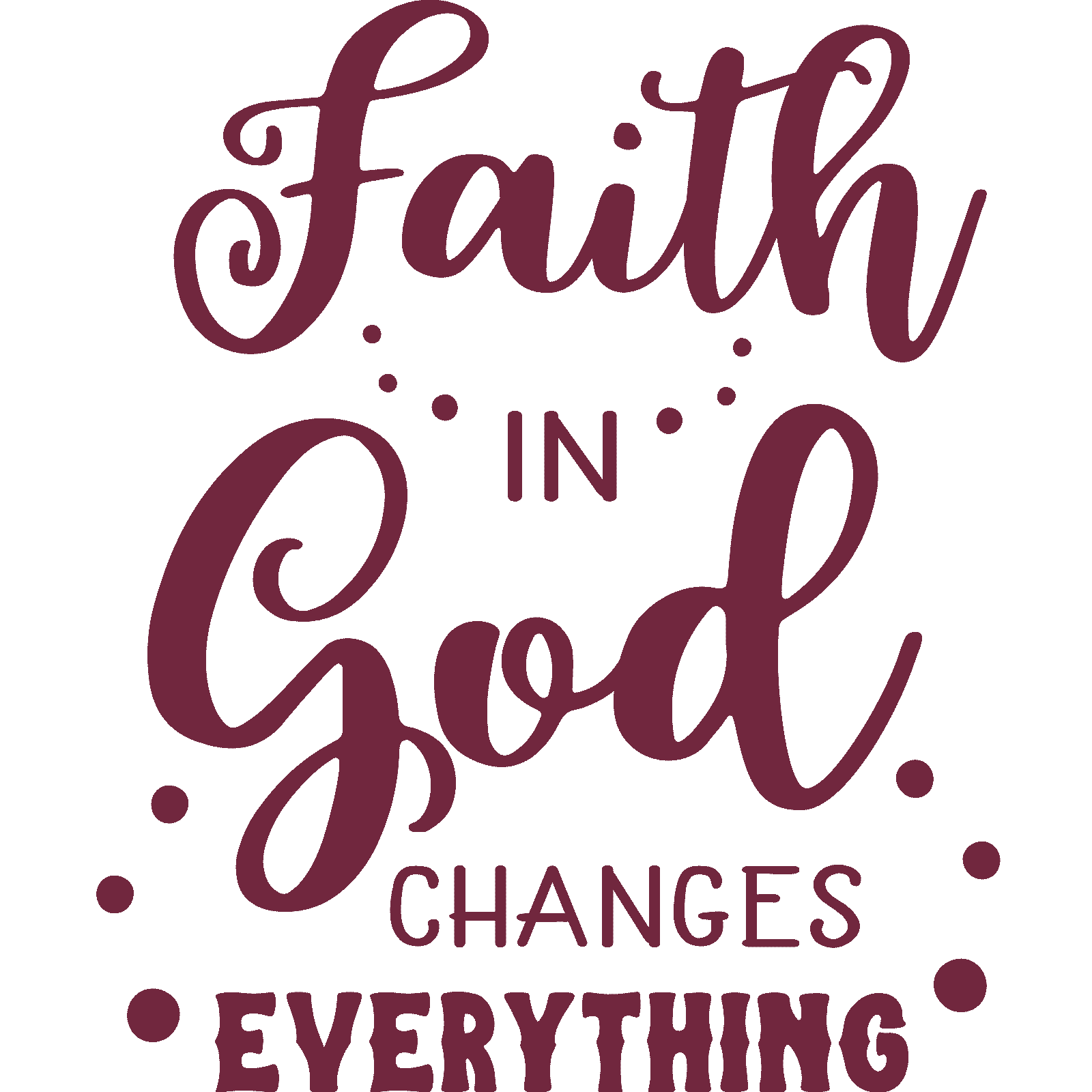 Faith Stickers – dWELLing Decor & Apparel